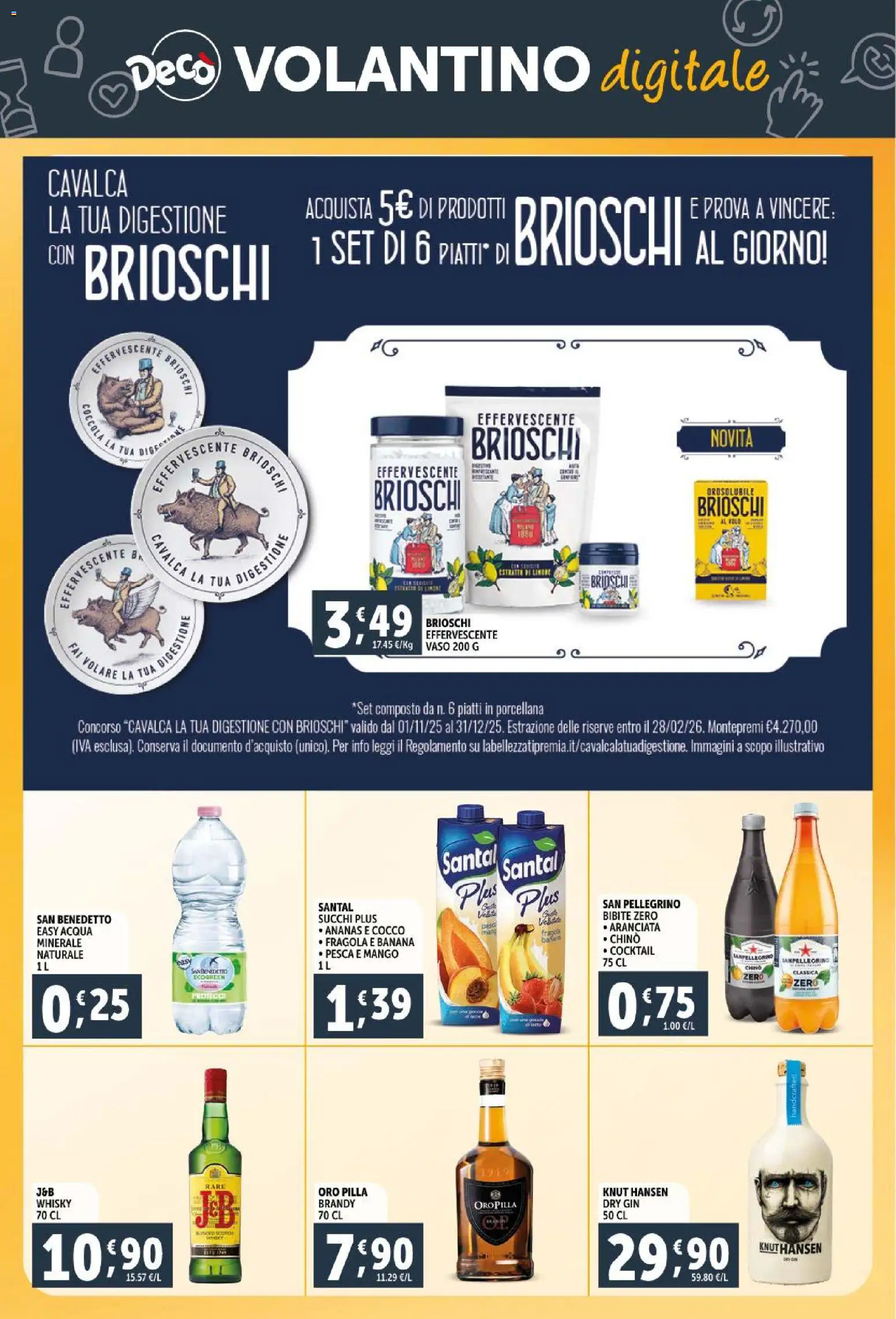 Volantino Decò del 15.12.2025 | Pagina: 37 | Prodotti: Whisky, Acqua, Ananas, Brandy