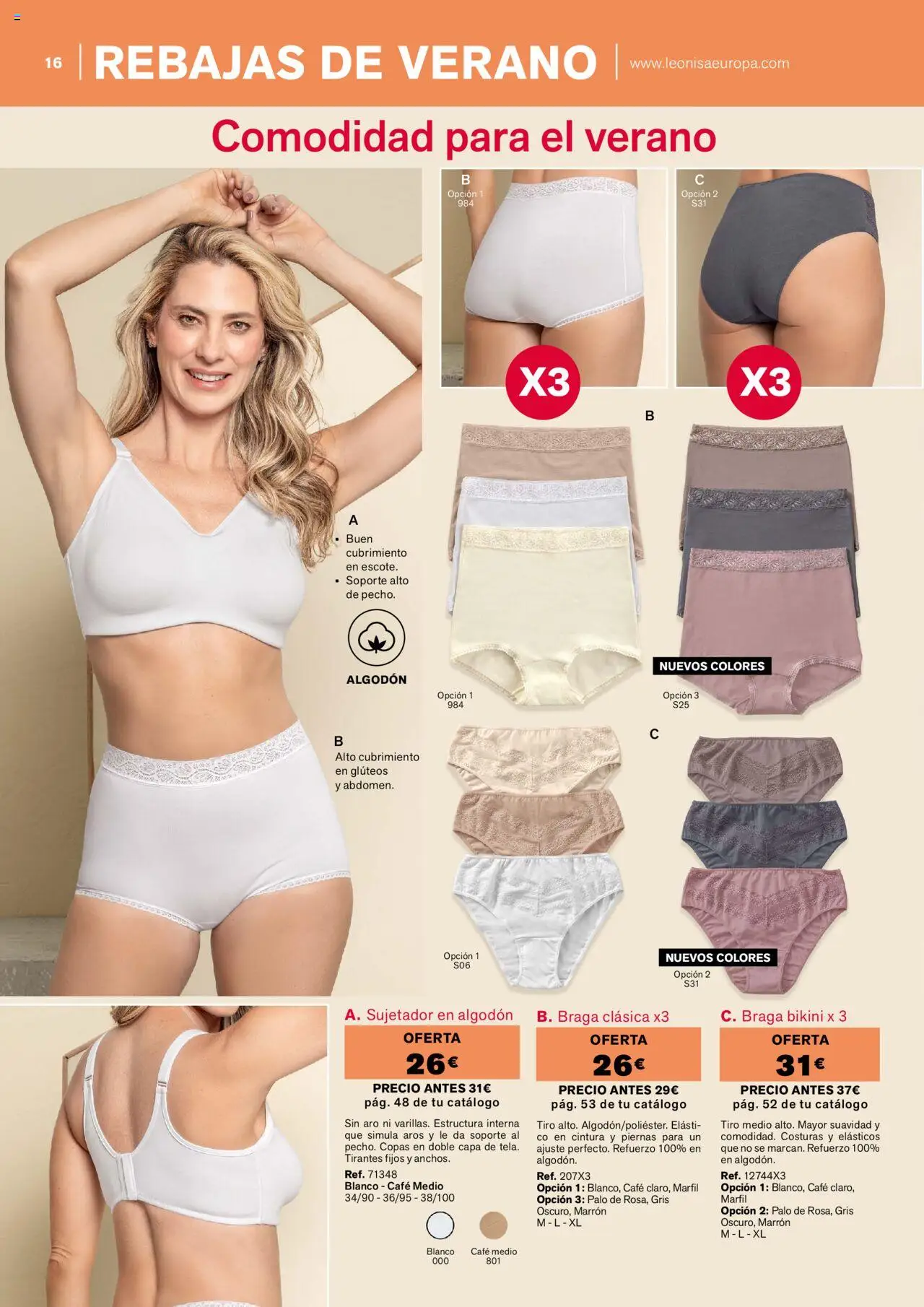 Leonisa folleto │ válido desde el 01.08.2025 | Página: 16 | Productos: Café, Braga