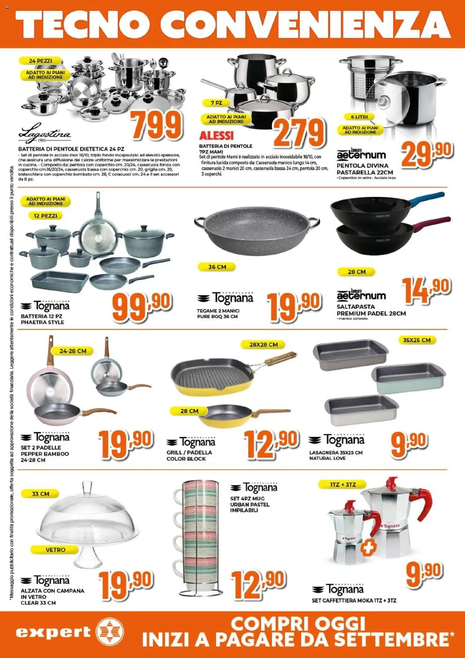 Volantino Expert del 26.03.2026 | Pagina: 20 | Prodotti: Caffettiera, Casseruola, Griglia, Batteria