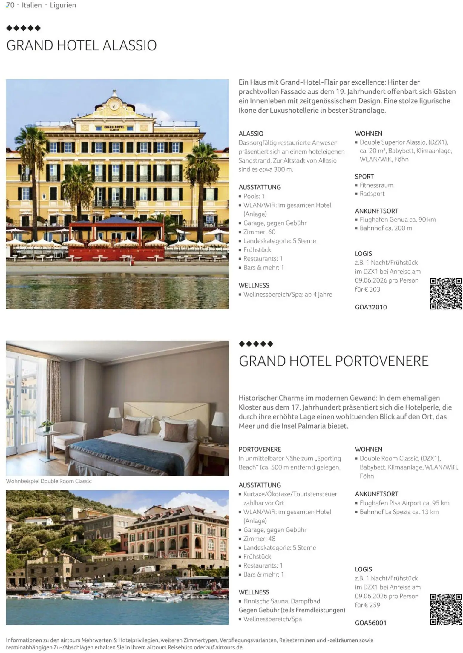 TUI airtours Katalog  Europareisen 2025/26 – gültig ab 01.11.2025 | Seite: 70 | Produkte: Föhn