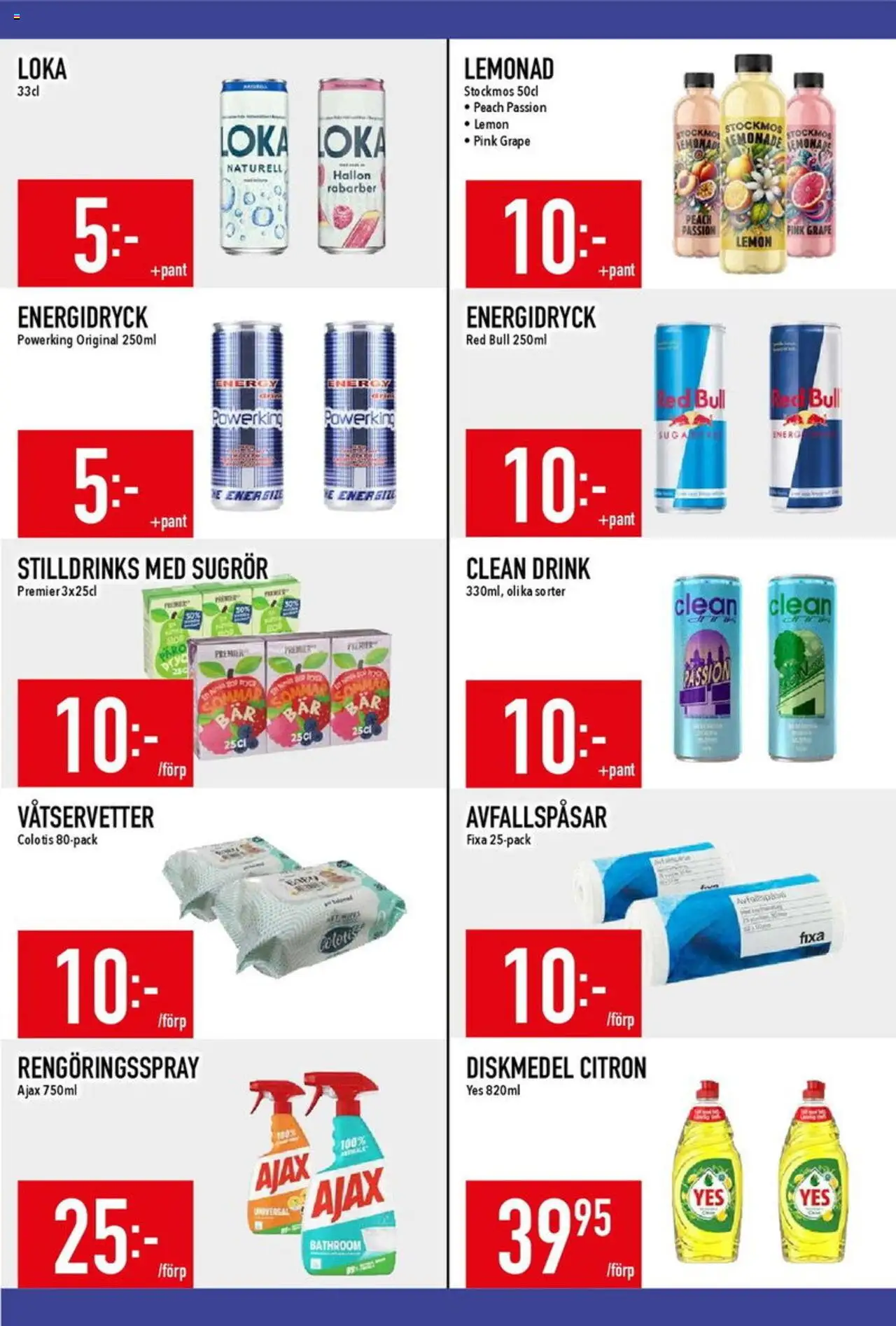 Matdax reklamblad aktuell från 23.06.2025 | Sida: 16 | Produkter: Loka, Diskmedel, Citron, Hallon