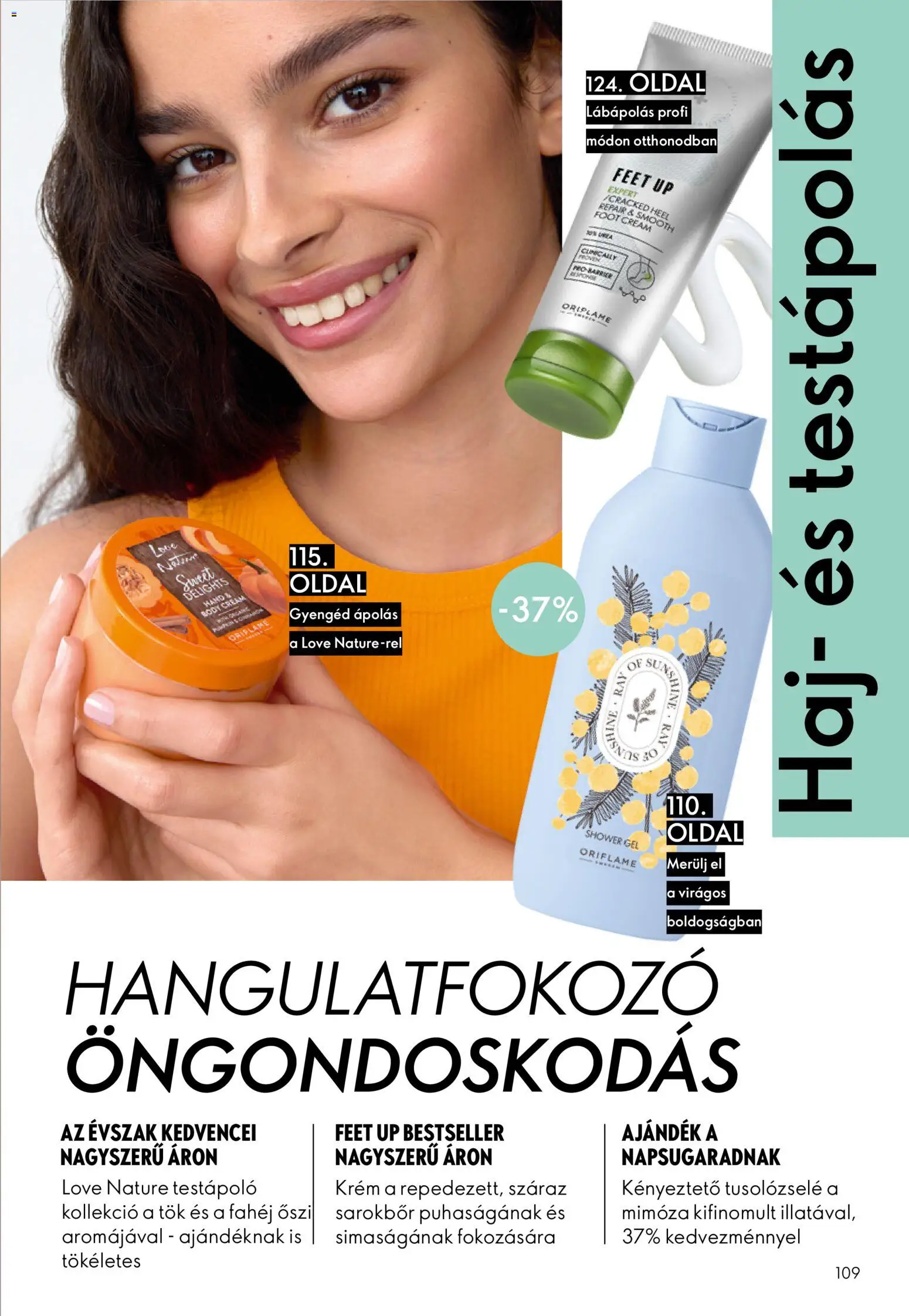 Oriflame akciós ujság - amely érvényes a következő dátumtól: 22.10.2025 | Oldal: 109 | Termékek: Tök, Body, Testápoló, Fahéj