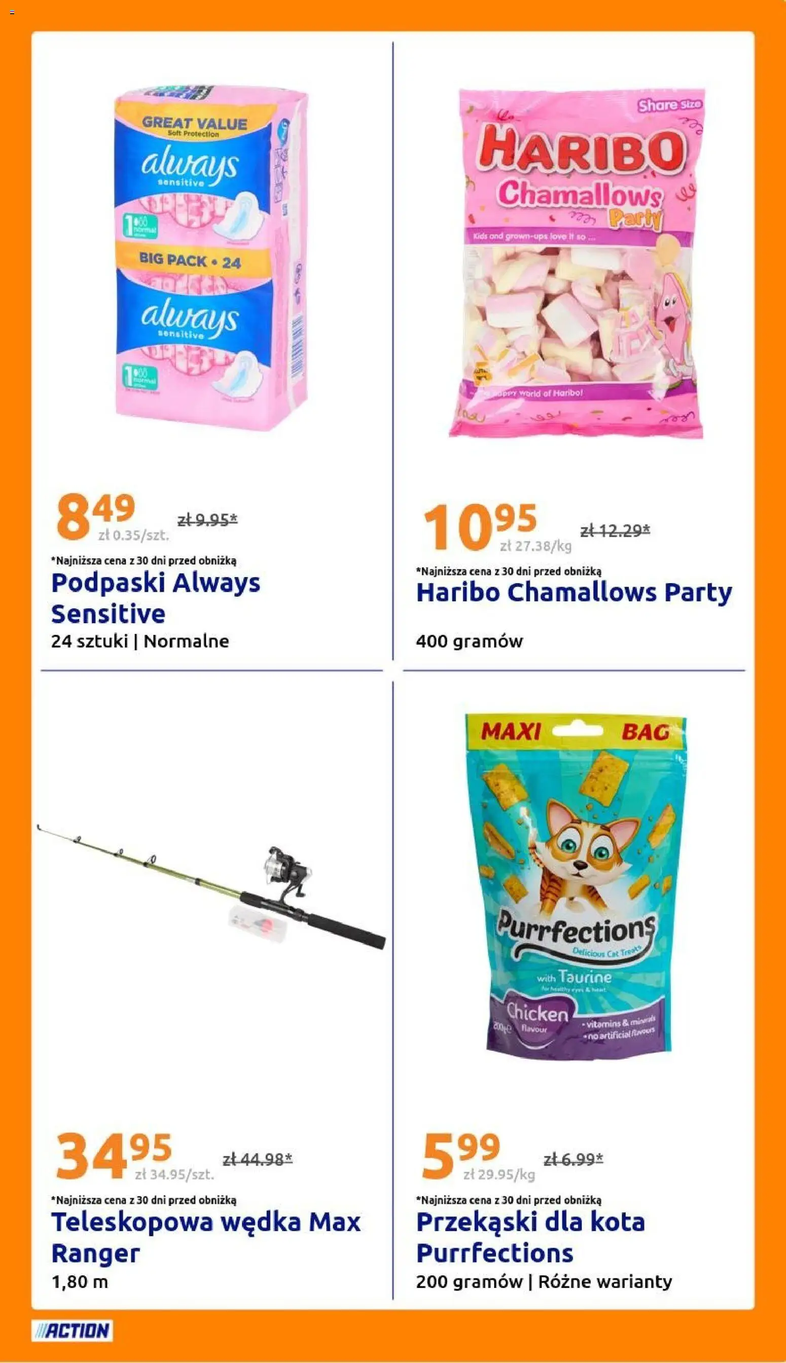 Action gazetka od 22.04.2026 | Strona: 25 | Produkty: Podpaski always, Podpaski