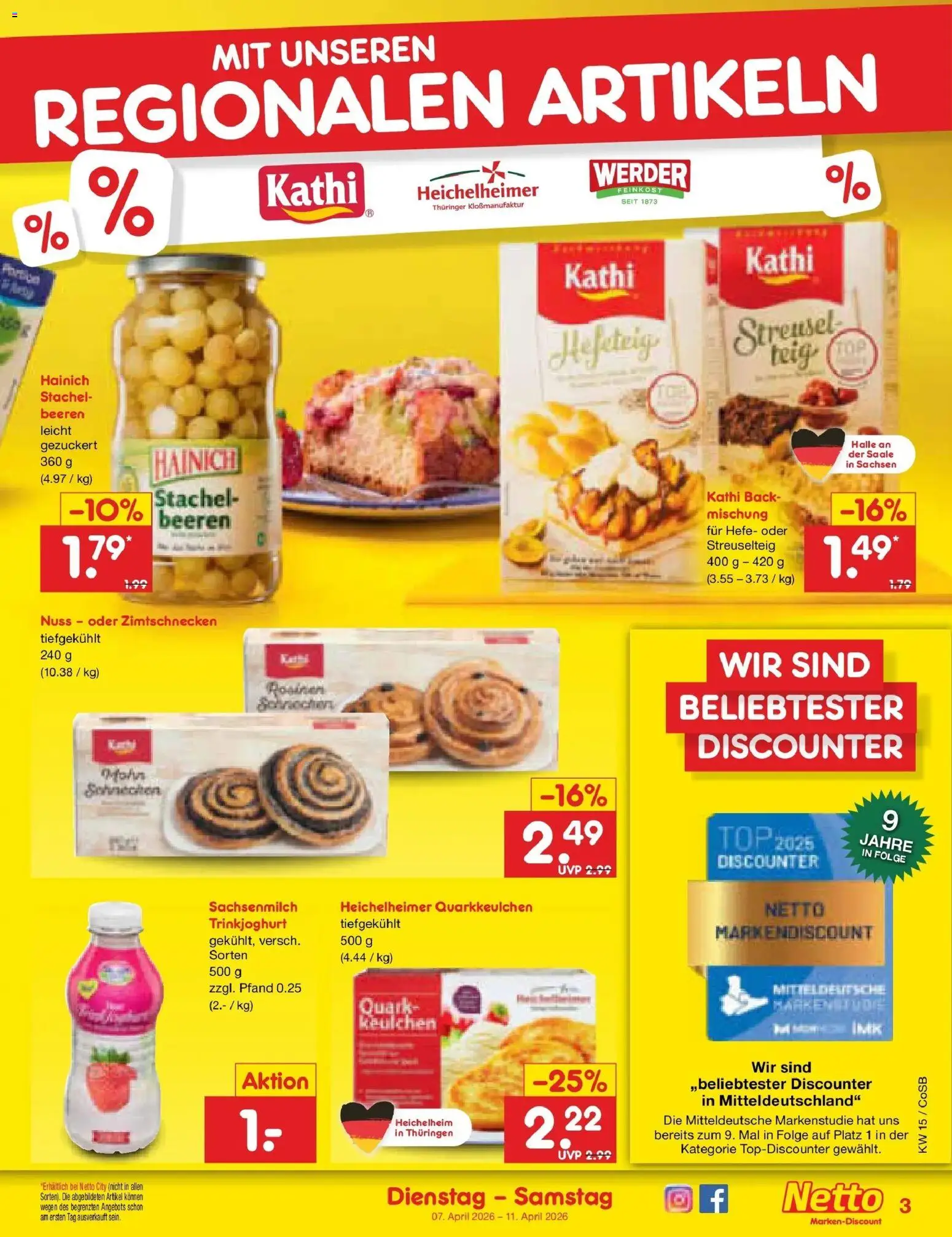 Netto Marken-Discount Prospekt Bitterfeld-Wolfen	 – gültig ab 05.04.2026 | Seite: 29 | Produkte: Top, Quark, Trinkjoghurt