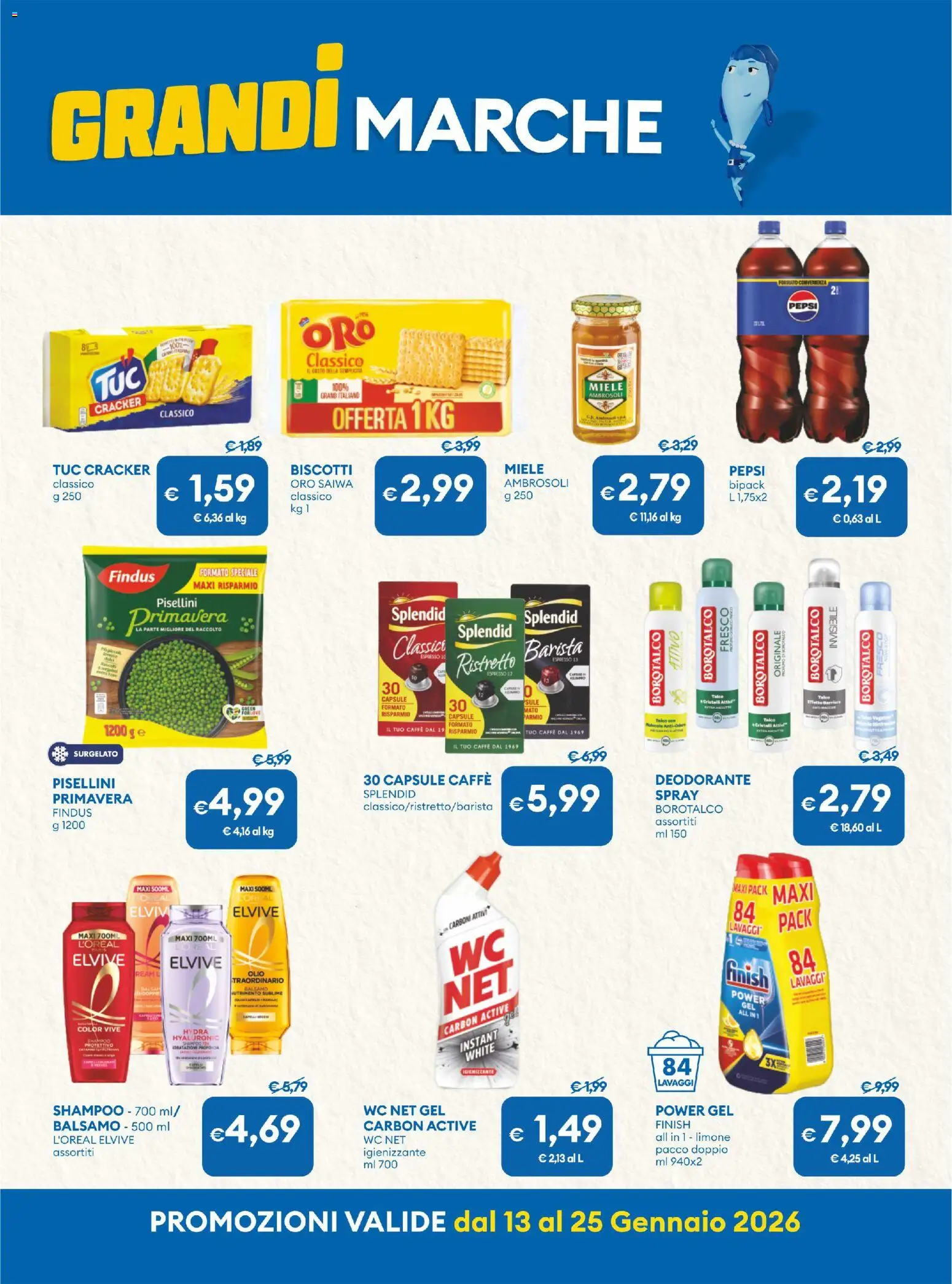 Volantino MD Discount del 13.01.2026 | Pagina: 19 | Prodotti: Balsamo, Caffè, Limone, Miele