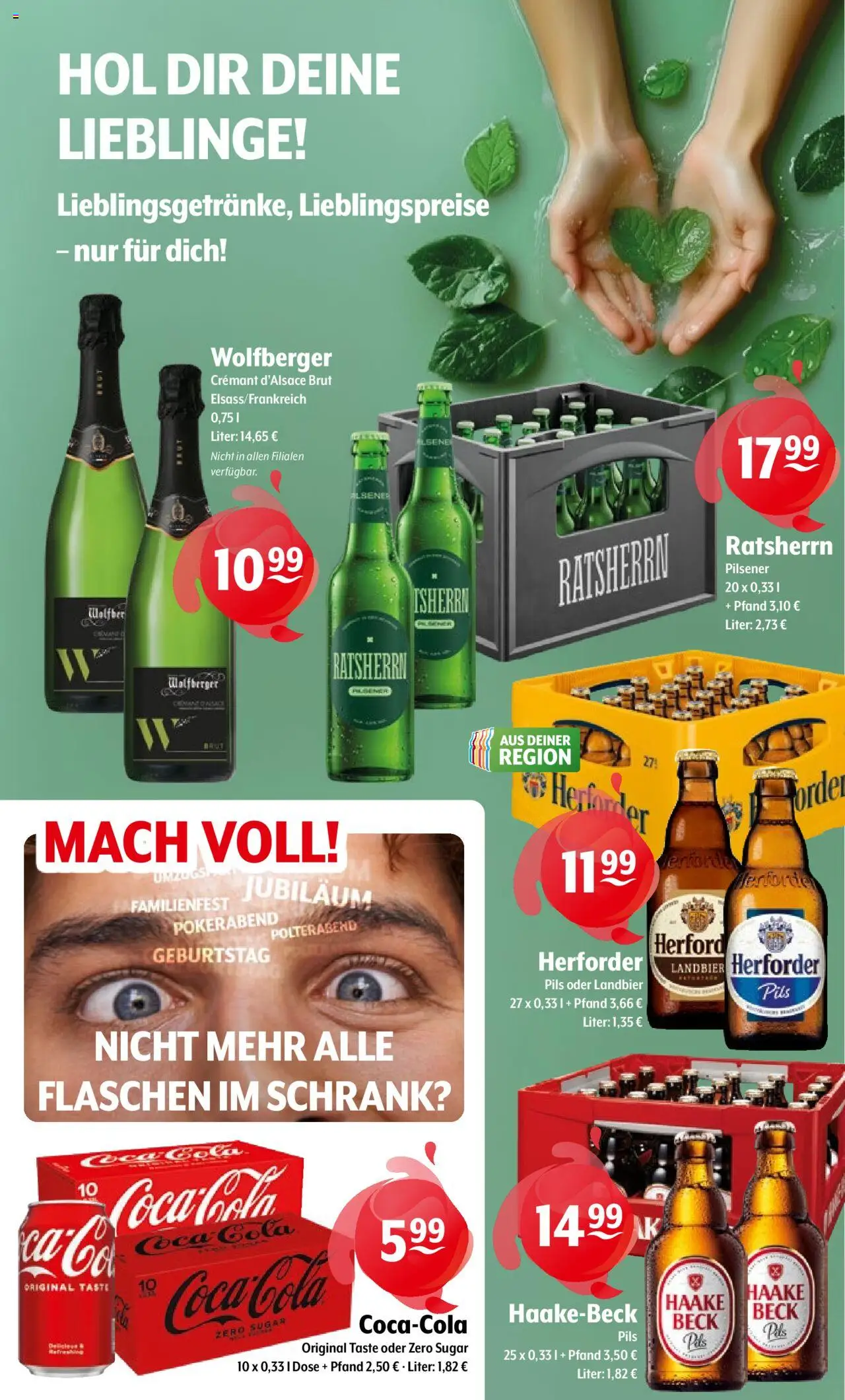Getränke Hoffmann Prospekt - gültig ab dem 21.07.2025 | Seite: 9 | Produkte: Cola, Schrank, Pils