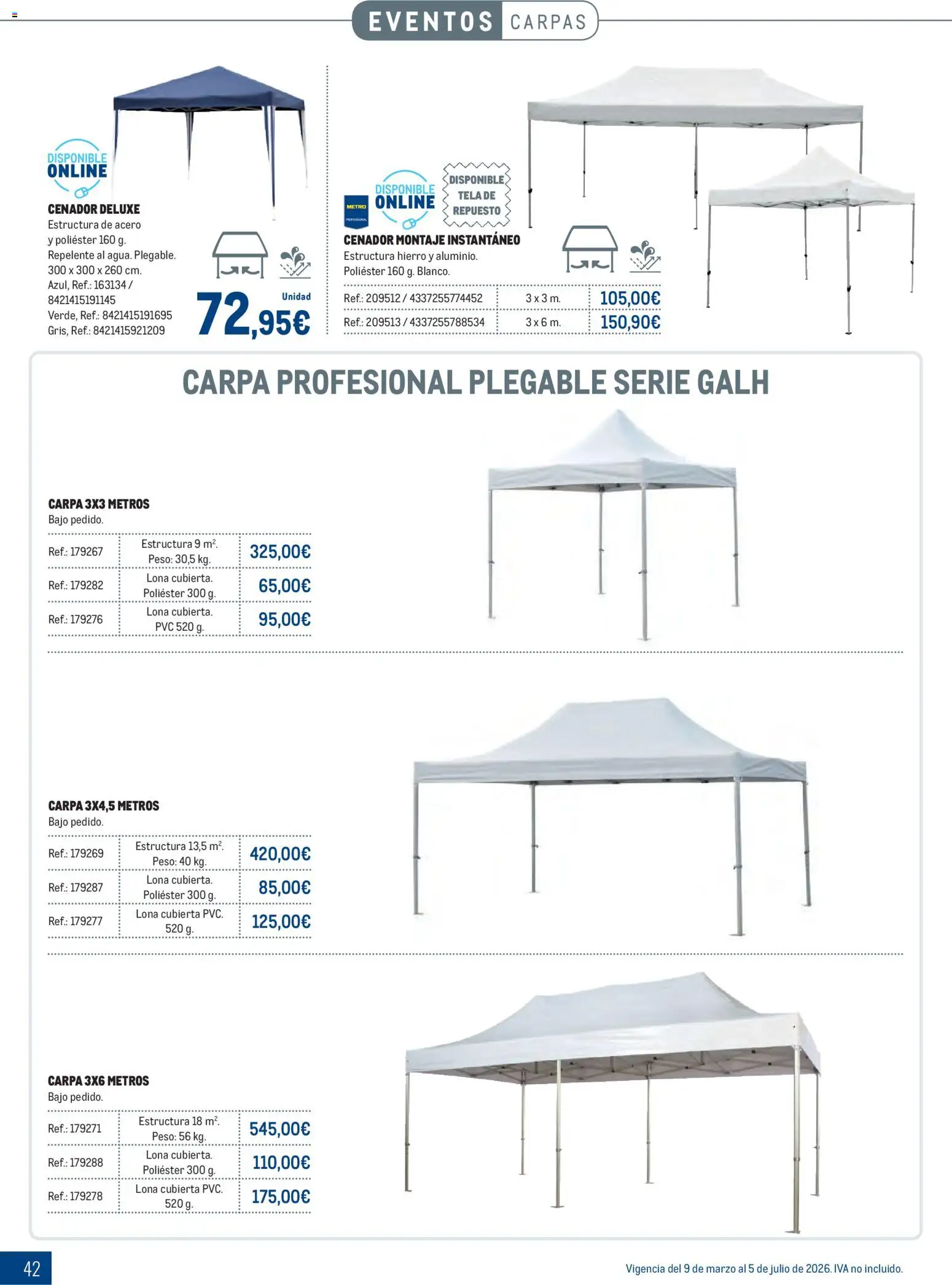 Makro - Especial Terrazas │ válido desde el 09.03.2026 | Página: 42 | Productos: Peso