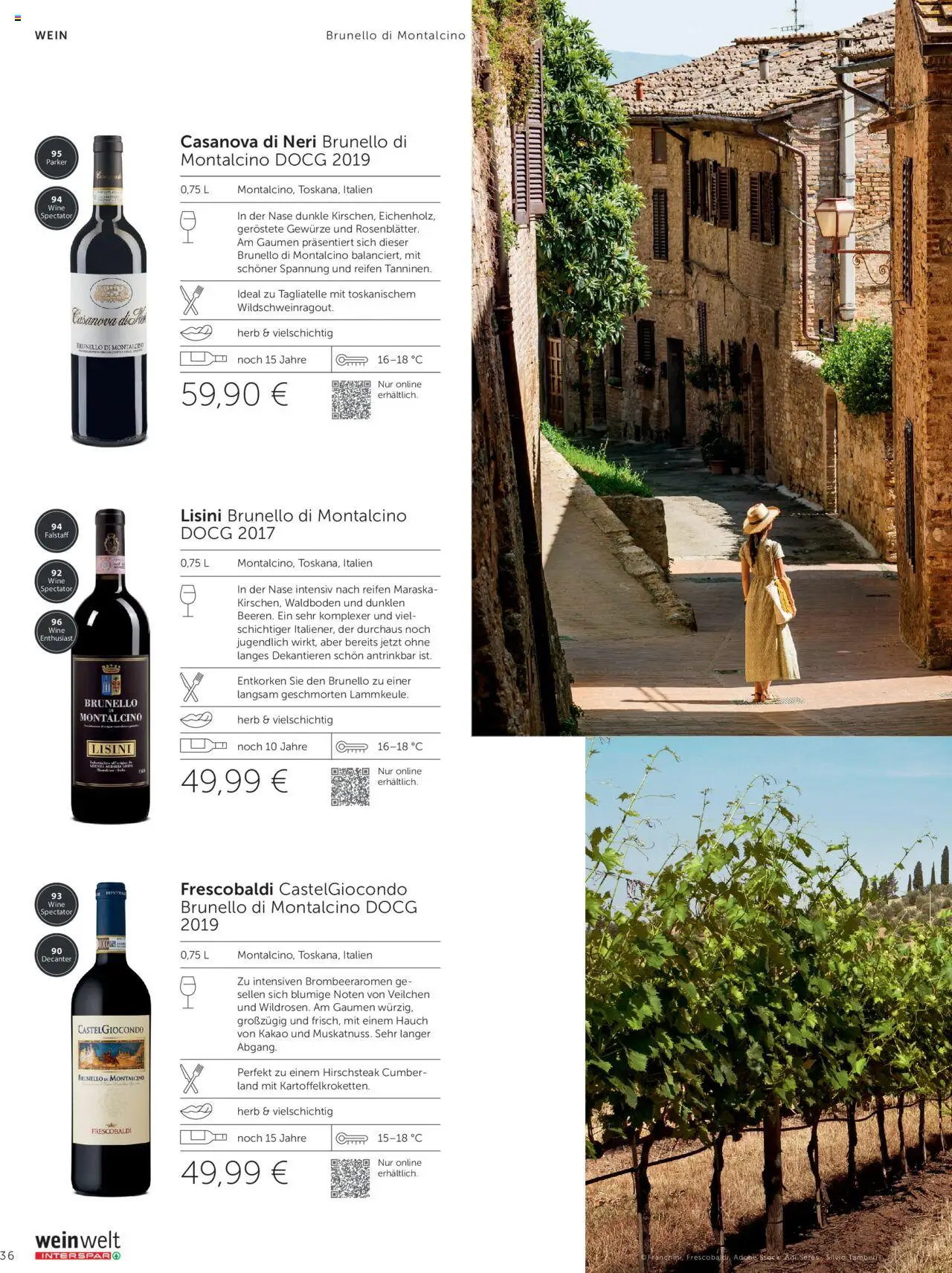 Interspar Weinwelt Magazin Ausgabe Herbst gültig ab 10.09.2025 | Seite: 36 | Produkte: Gewürze, Wein