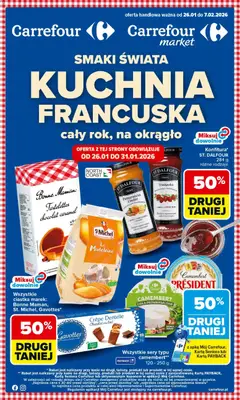 Pogląd oferty "Carrefour Gazetka - Kuchnia Francuska" - ważna od 26.01.2026