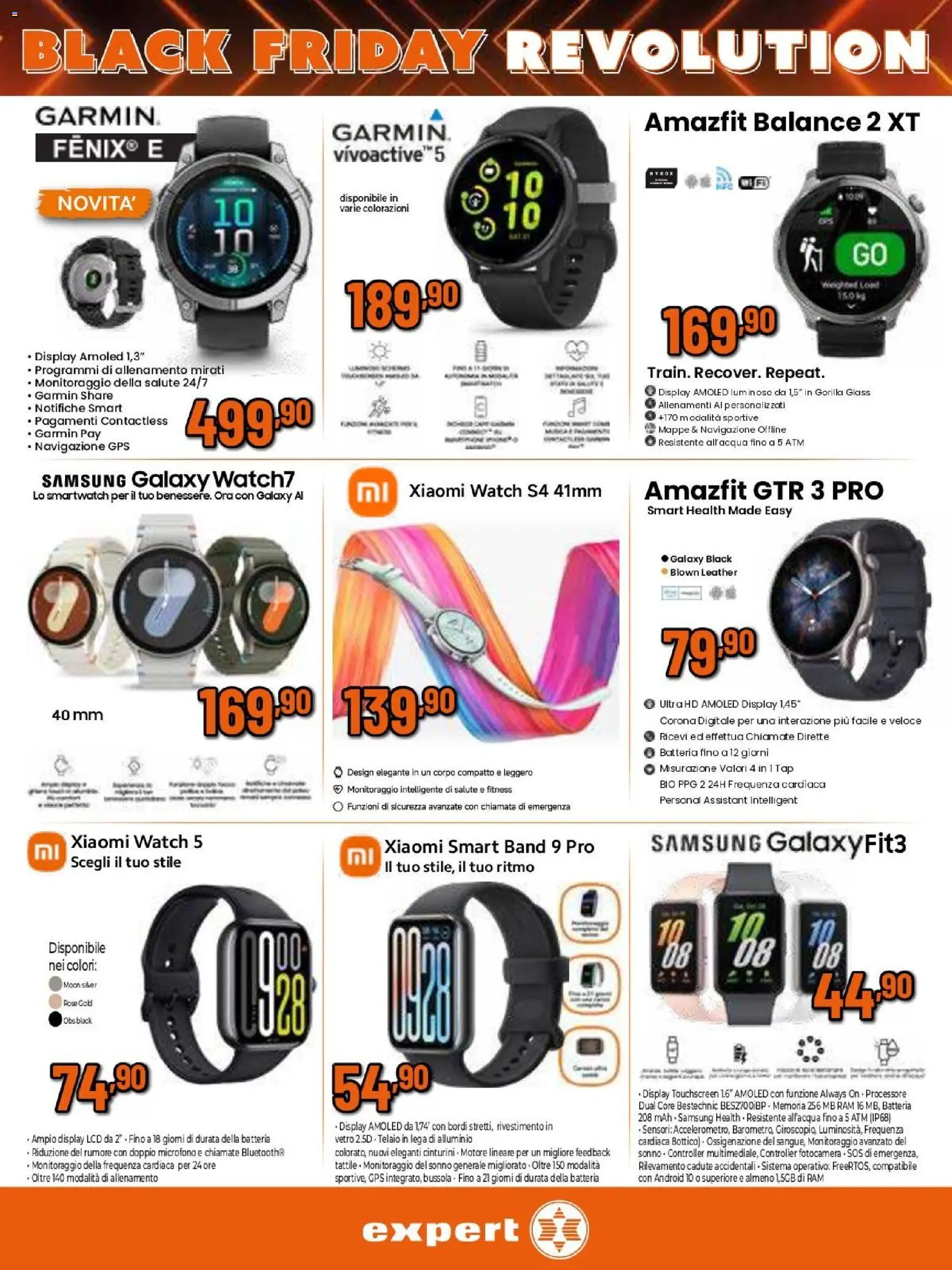 Volantino Expert del 17.11.2025 | Pagina: 7 | Prodotti: Xiaomi, Microfono, Alluminio, Smartwatch