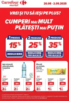 Carrefour catalog - Market – previzualizare al pliantului de la Carrefour valabil de la 20.08.2025
