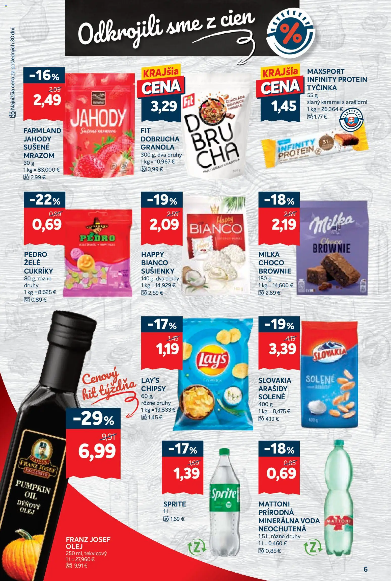 Nové Kraj akcie – leták je platný od 15.01.2026 | Strana: 10 | Produkty: Olej, Jahody, Mattoni, Milka