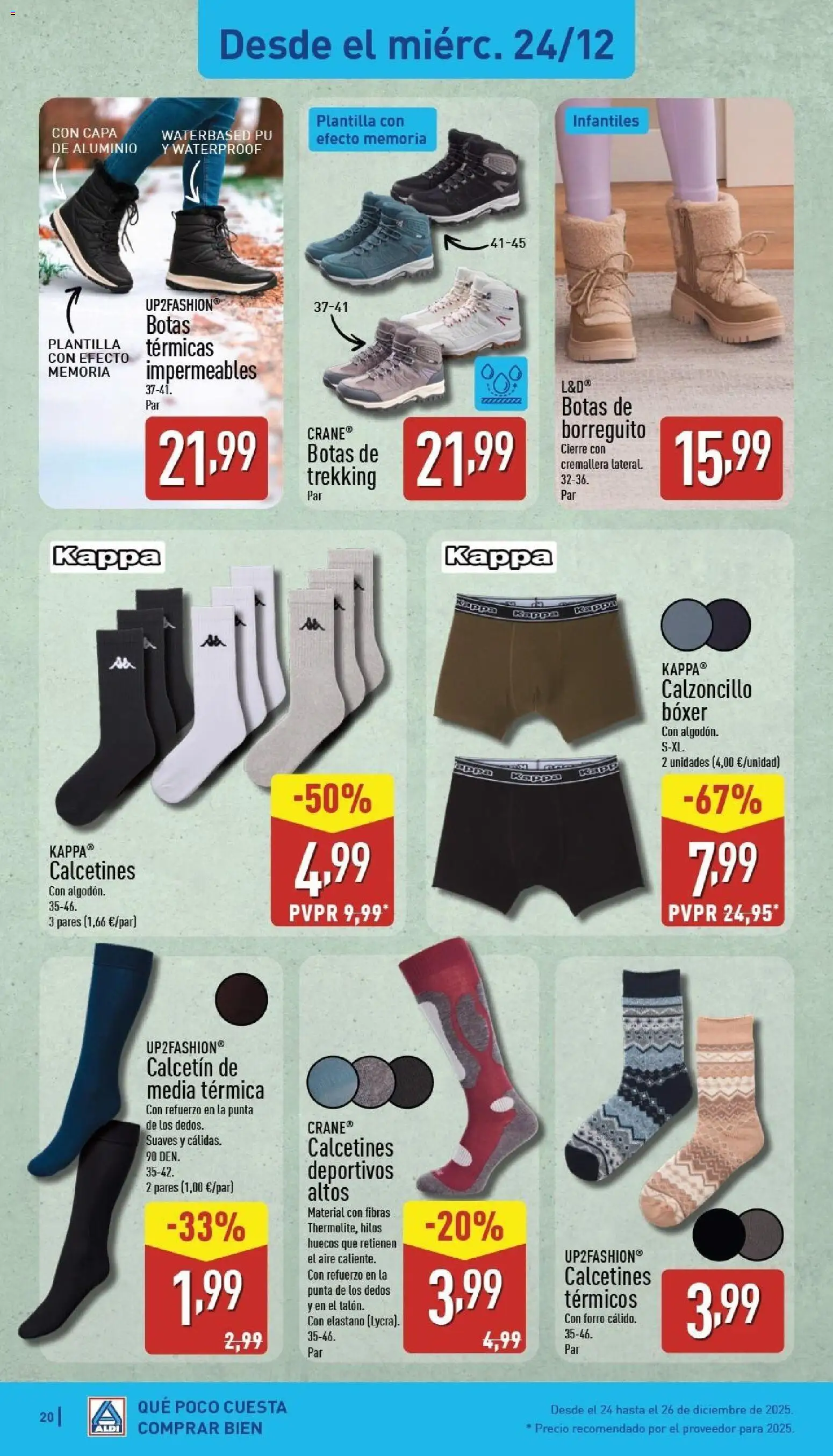 Aldi folleto Baleares │ válido desde el 22.12.2025 | Página: 20 | Productos: Botas