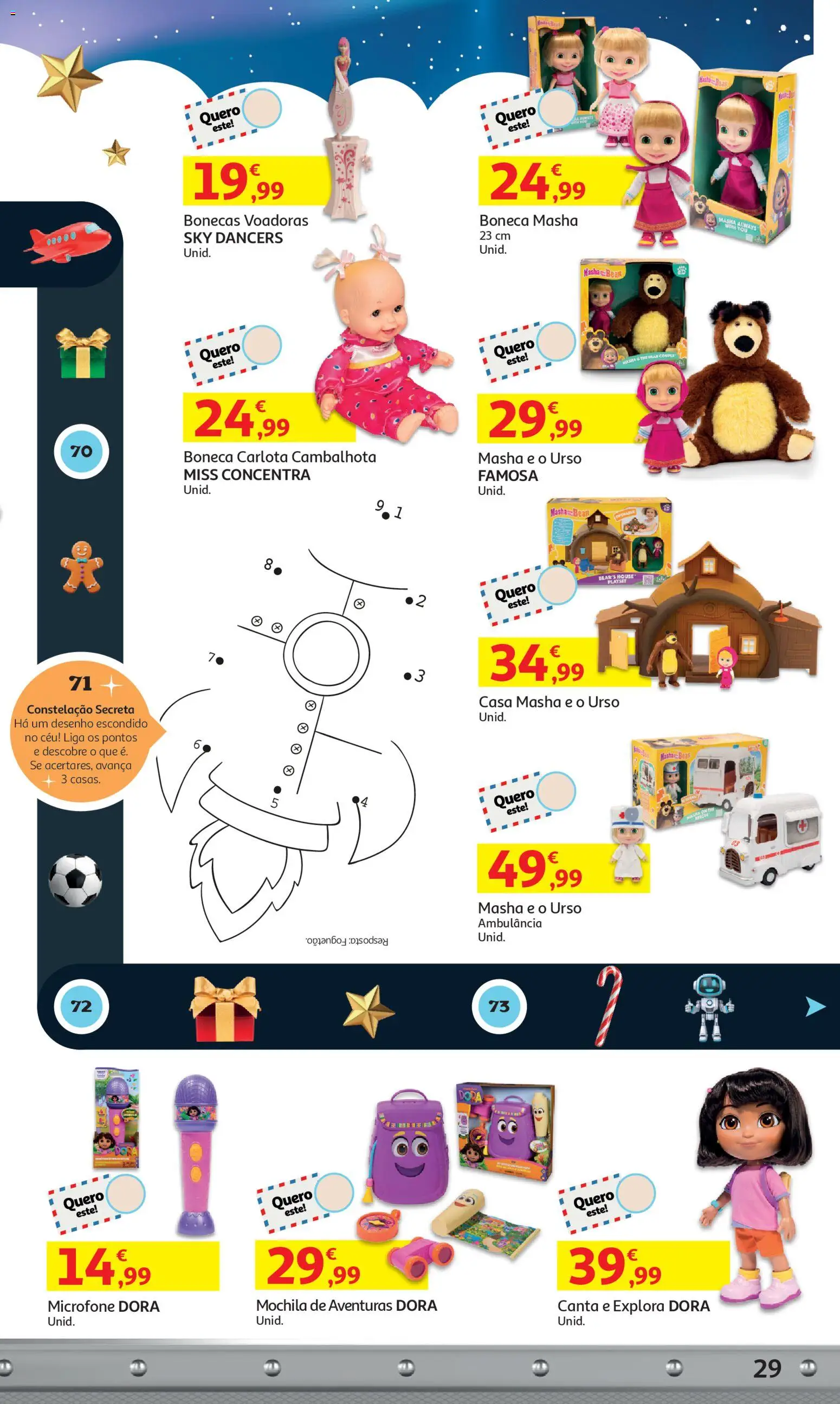 Auchan - A grande fábrica de Natal │ válido de 05.11.2025 | Página: 29 | Produtos: Mochila, Microfone