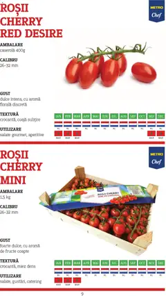 Ofertele Metro valabile de la 10.11.2025 | Pagină: 9 | Produse: Roșii, Fructe