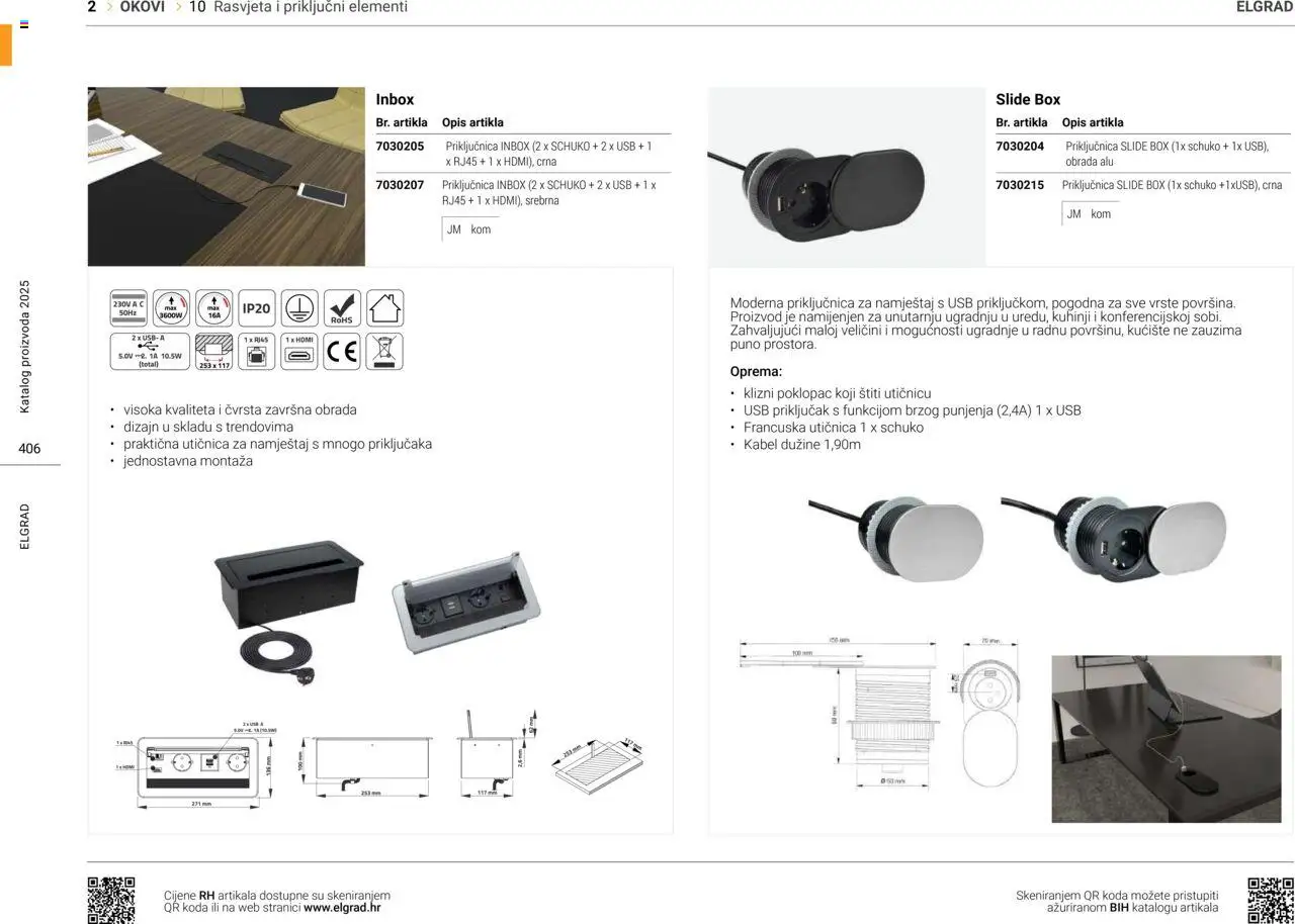 Elgrad katalog | vrijedi od 06.10.2025 | Stranica: 15 | Proizvodi: Utičnica, Rasvjeta, Kabel, USB