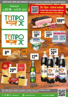 Náhled letáku Tempo leták - JO od 08.10.2025