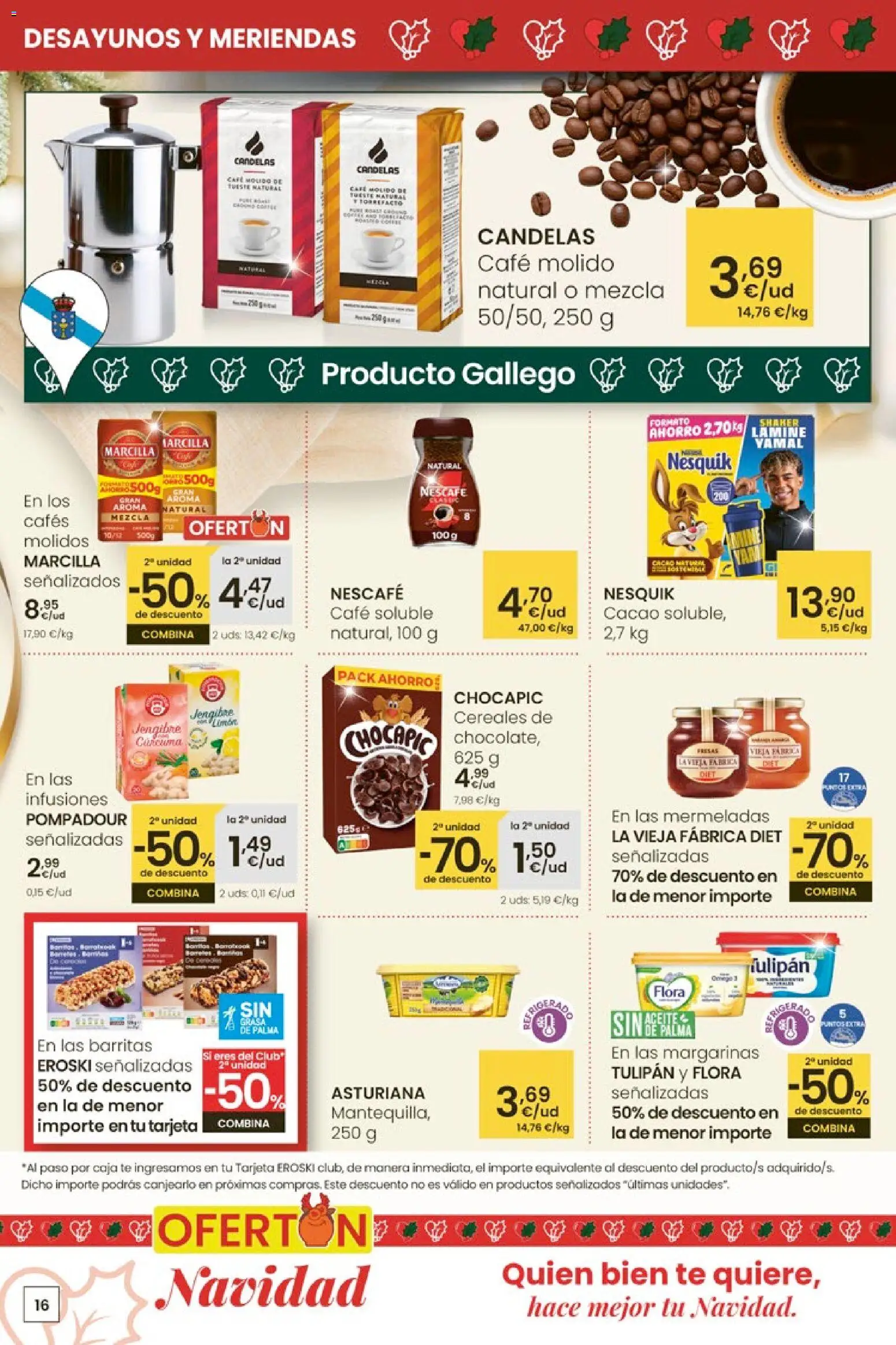 Eroski - City │ válido desde el 27.11.2025 | Página: 16 | Productos: Café, Cereales, Μηχανή καφέ, Φρυγανιές σικάλεως