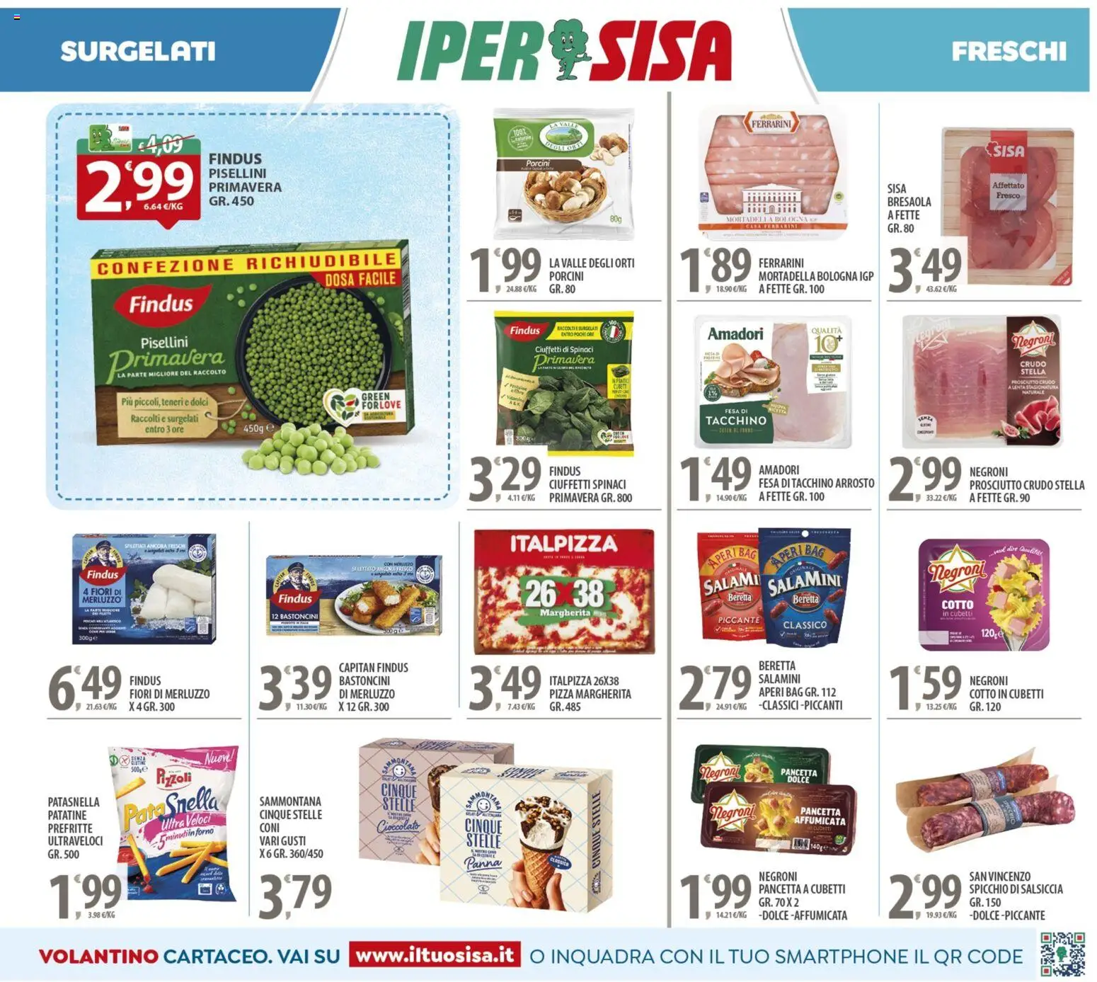 Volantino SISA del 14.11.2025 | Pagina: 5 | Prodotti: Prosciutto Crudo, Patatine, Panna, Smartphone