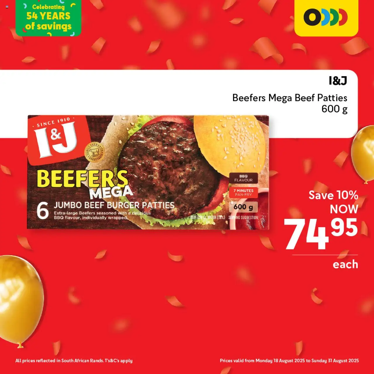 Makro After Party Frozen Food │ valid from 18.08.2025 | Page: 14 | Products: Beef, Water