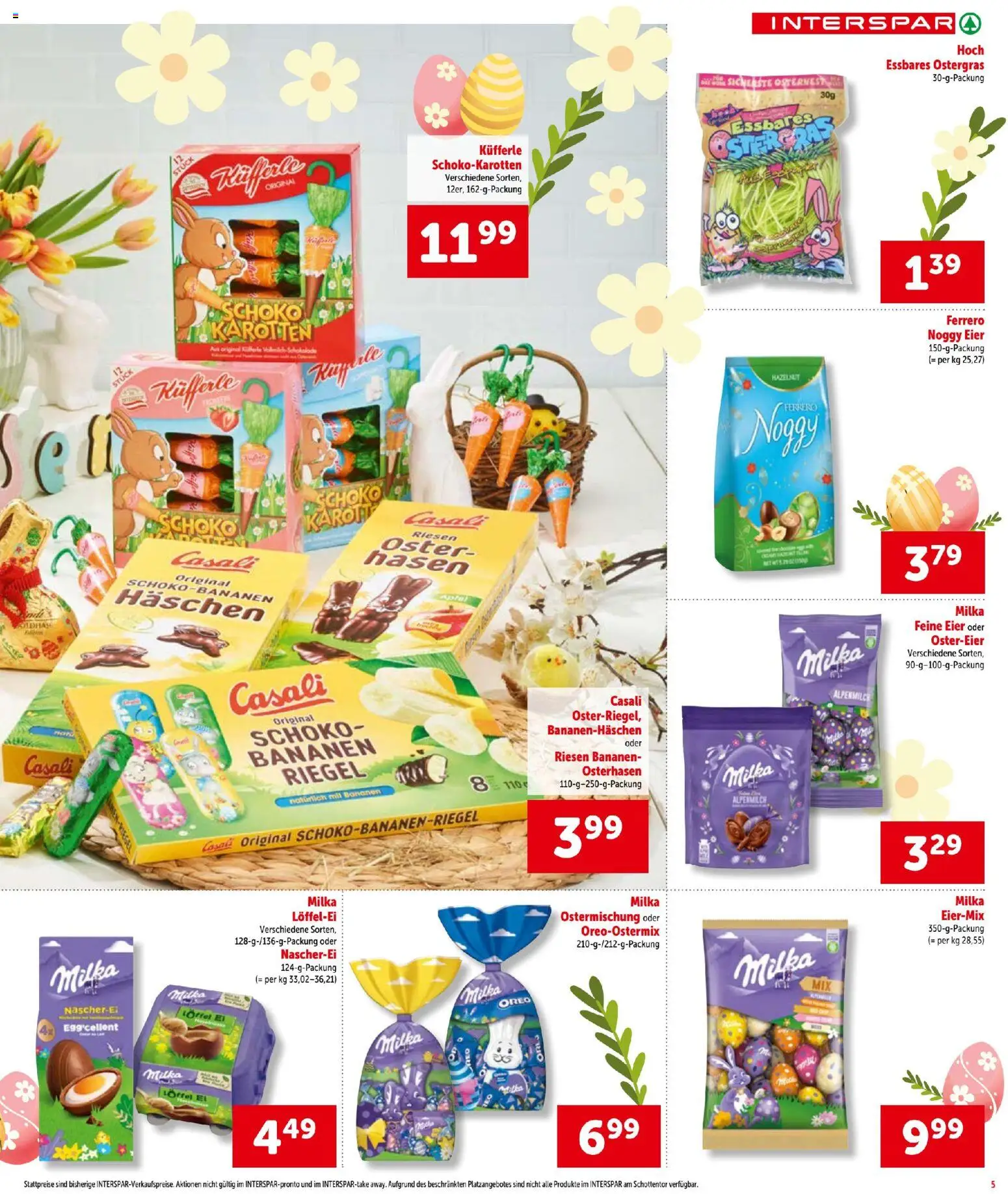 Interspar Flugblatt gültig ab 19.02.2026 | Seite: 5 | Produkte: Eier, Bananen