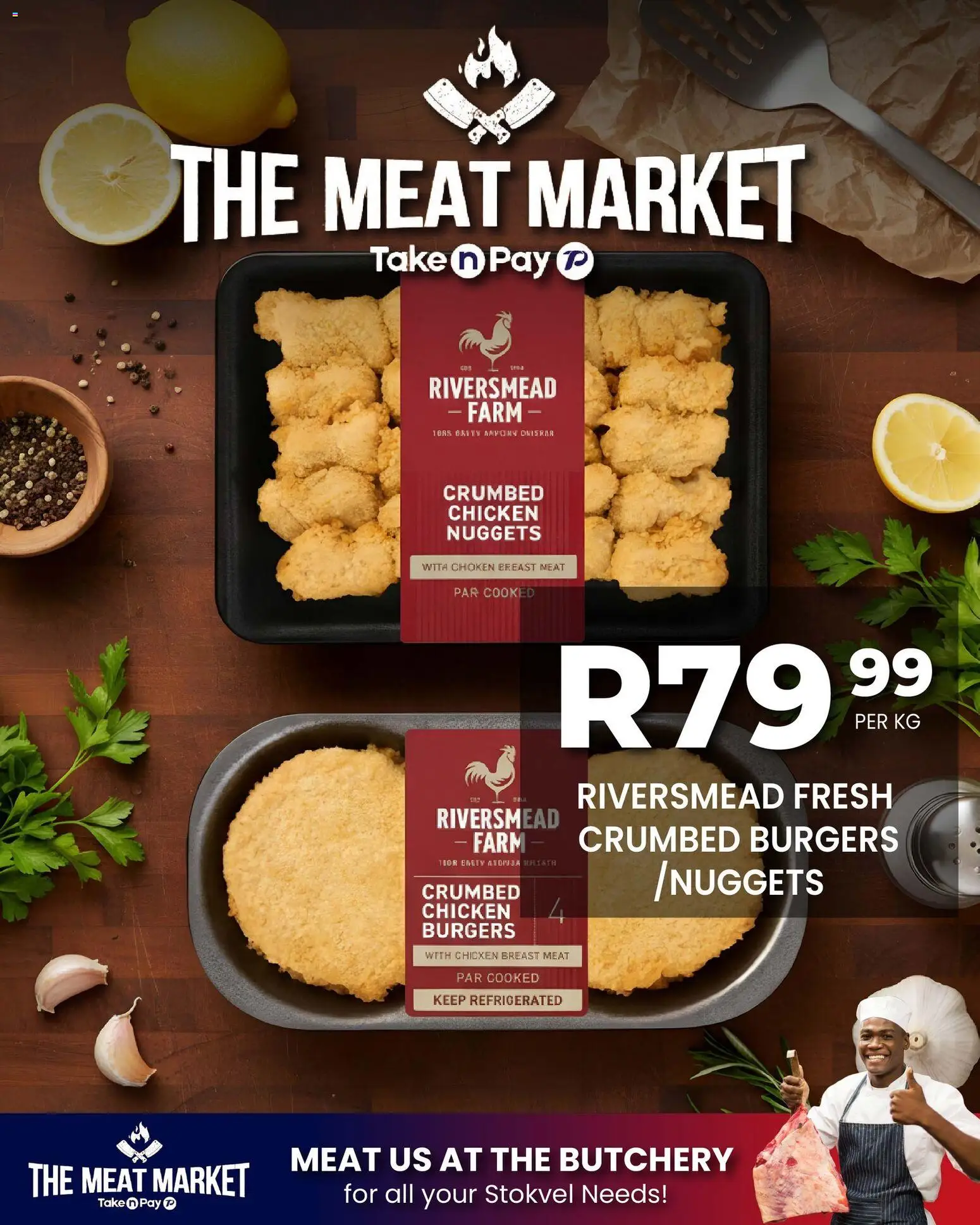 New Take n Pay catalogue – valid from 25.11.2025 | Page: 6 | Products: Chicken, Burgers