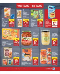 Aldi folder week 11 - Voorbeeld van een folder van Aldi, geldig van 09.03.2026 | Pagina: 21 | Producten: Ananas, Pasta, Pudding, La