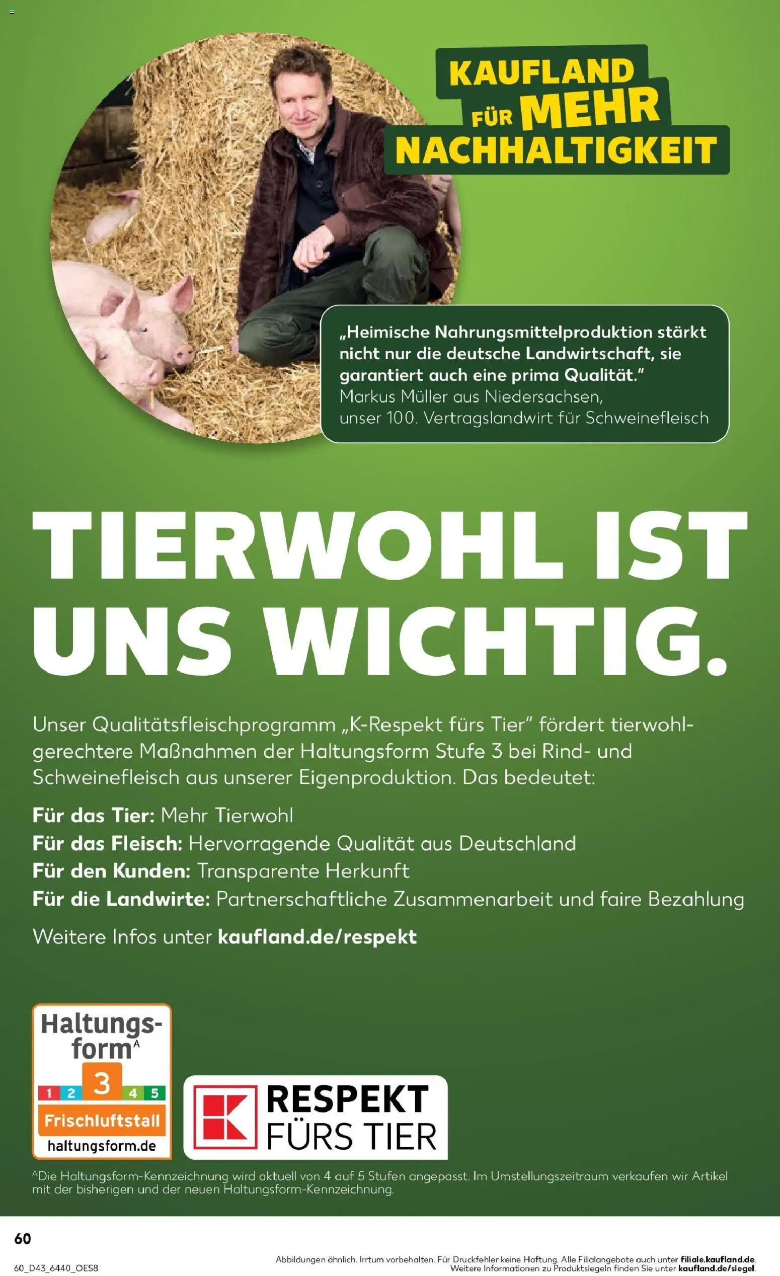 Kaufland prospekt Buchen	 – gültig ab 23.10.2025 | Seite: 60 | Produkte: Schweinefleisch, Fleisch