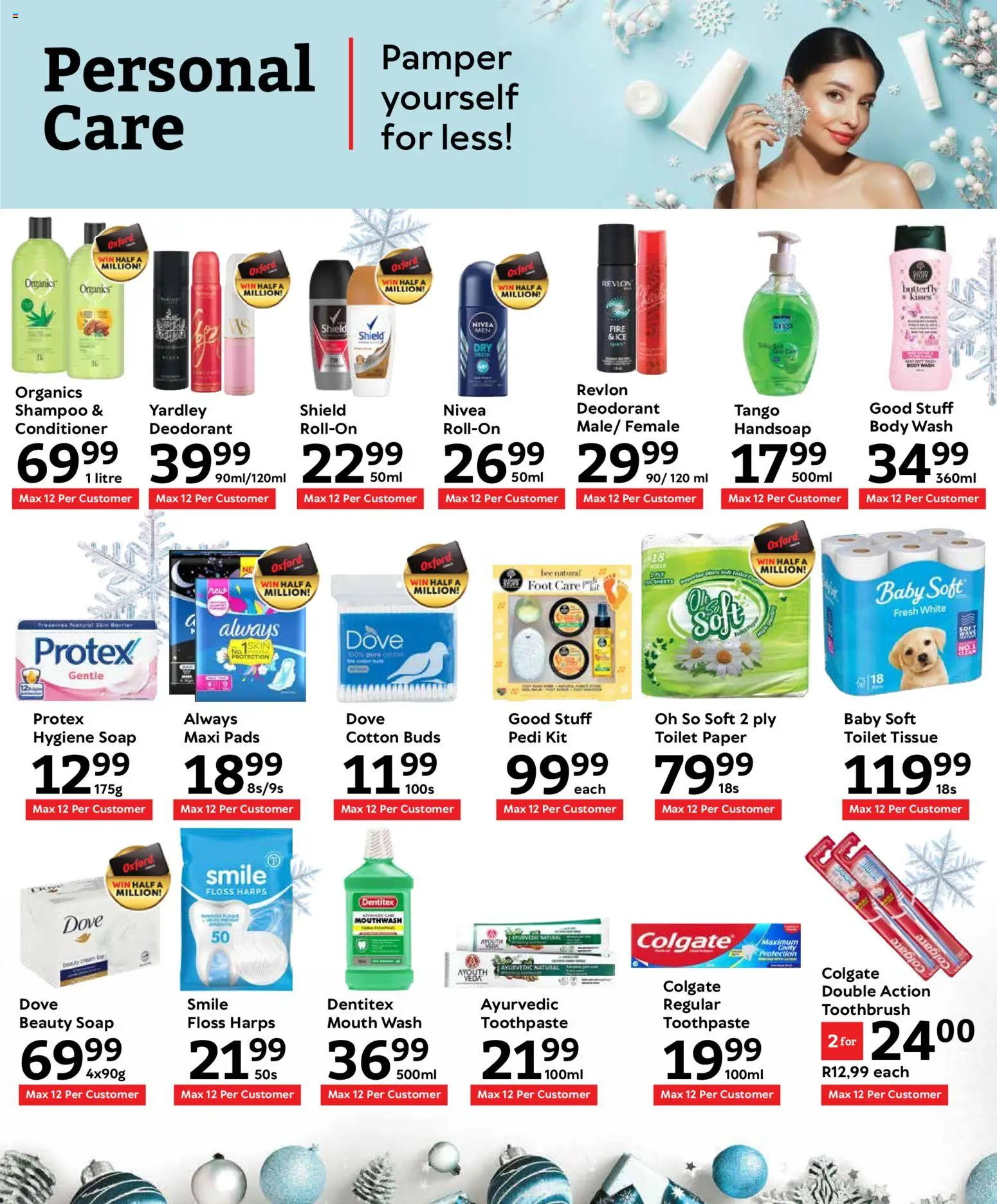 New Oxford Freshmarket catalogue – valid from 23.12.2025 | Page: 20 | Products: Toilet, Soap, Deodorant, Mouthwash