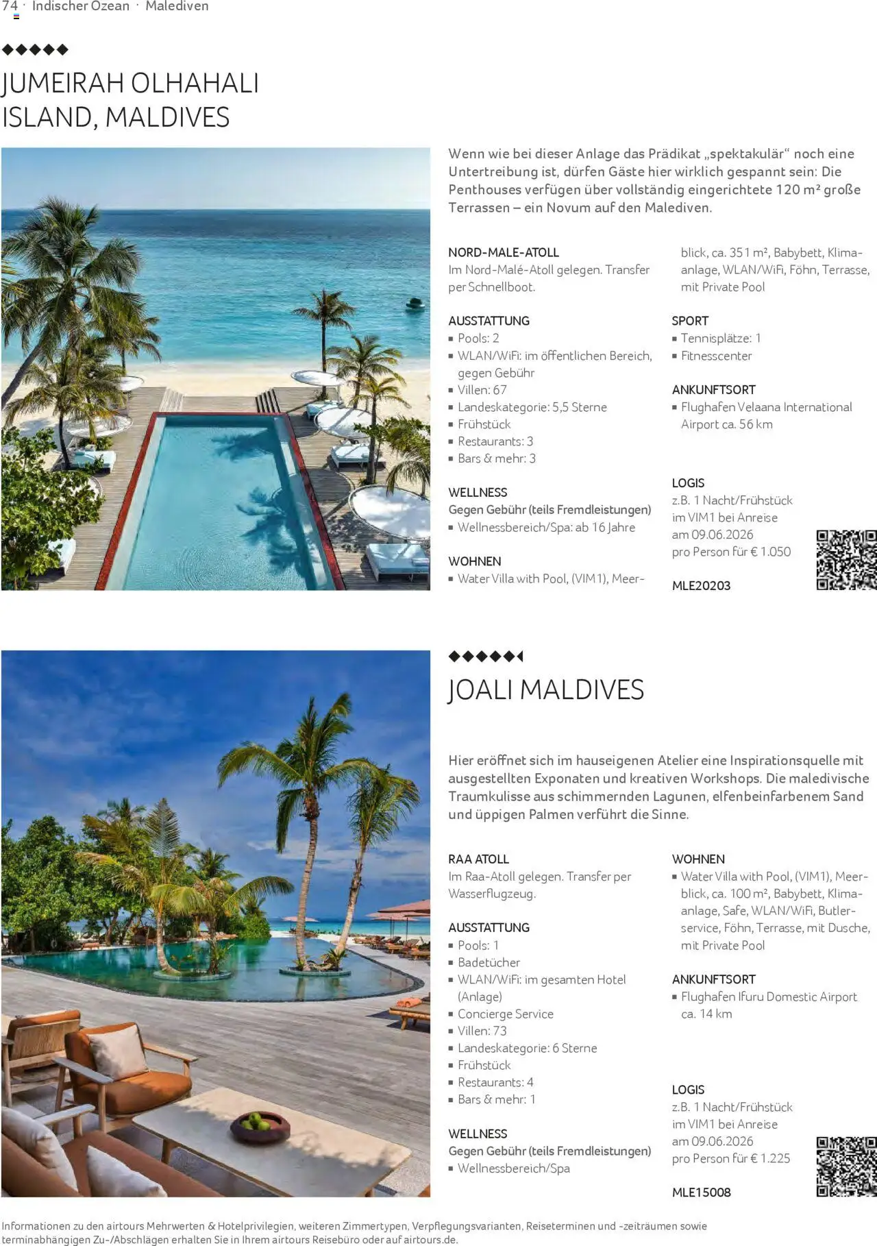 TUI airtours Katalog  Erstklassige Fernreisen 2025/26 – gültig ab 01.11.2025 | Seite: 74