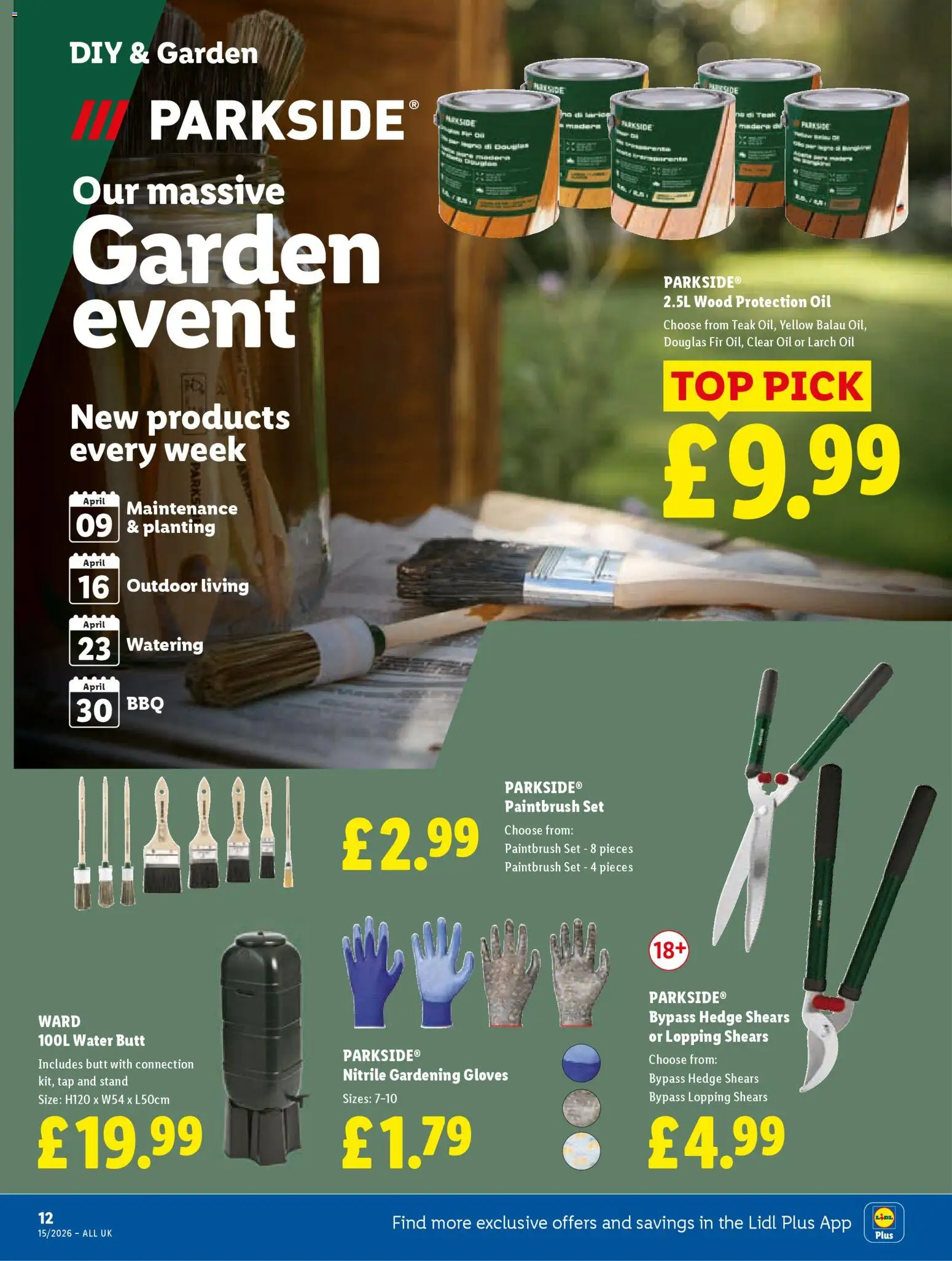 {H1} | Page: 14 | Products: Oil, Gloves, Hedge shears
