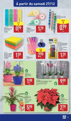 Aldi - Prévisualisation de Aldi - Catalogue de la semaine 52 valide à partir de 23.12.2025 | Page: 50 | Produits: Autocollants, Poinsettia, Orchidée