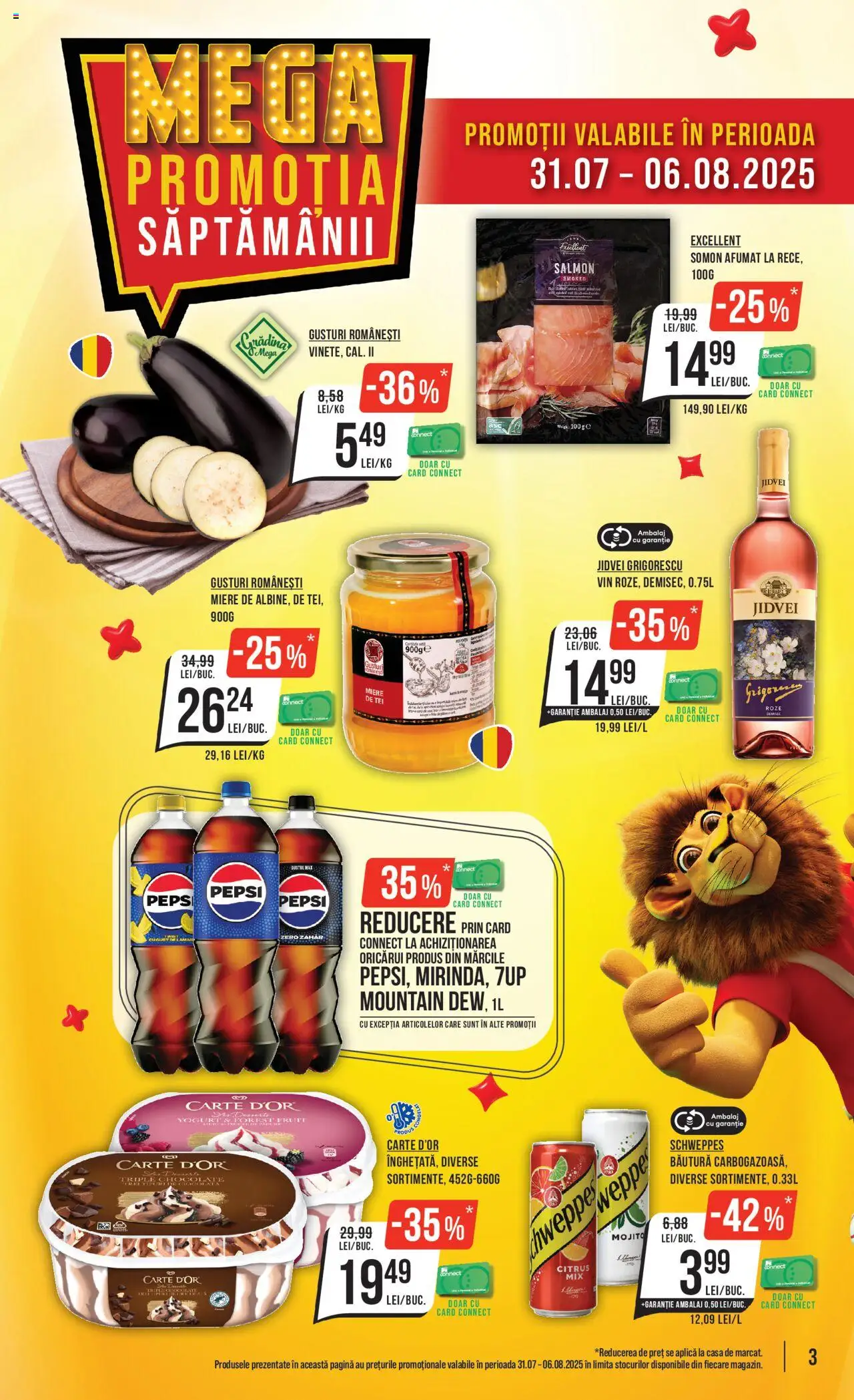 Catalog Mega Image – valabil de la 31.07.2025 | Pagină: 3 | Produse: Ciocolată, Vin, Zahăr