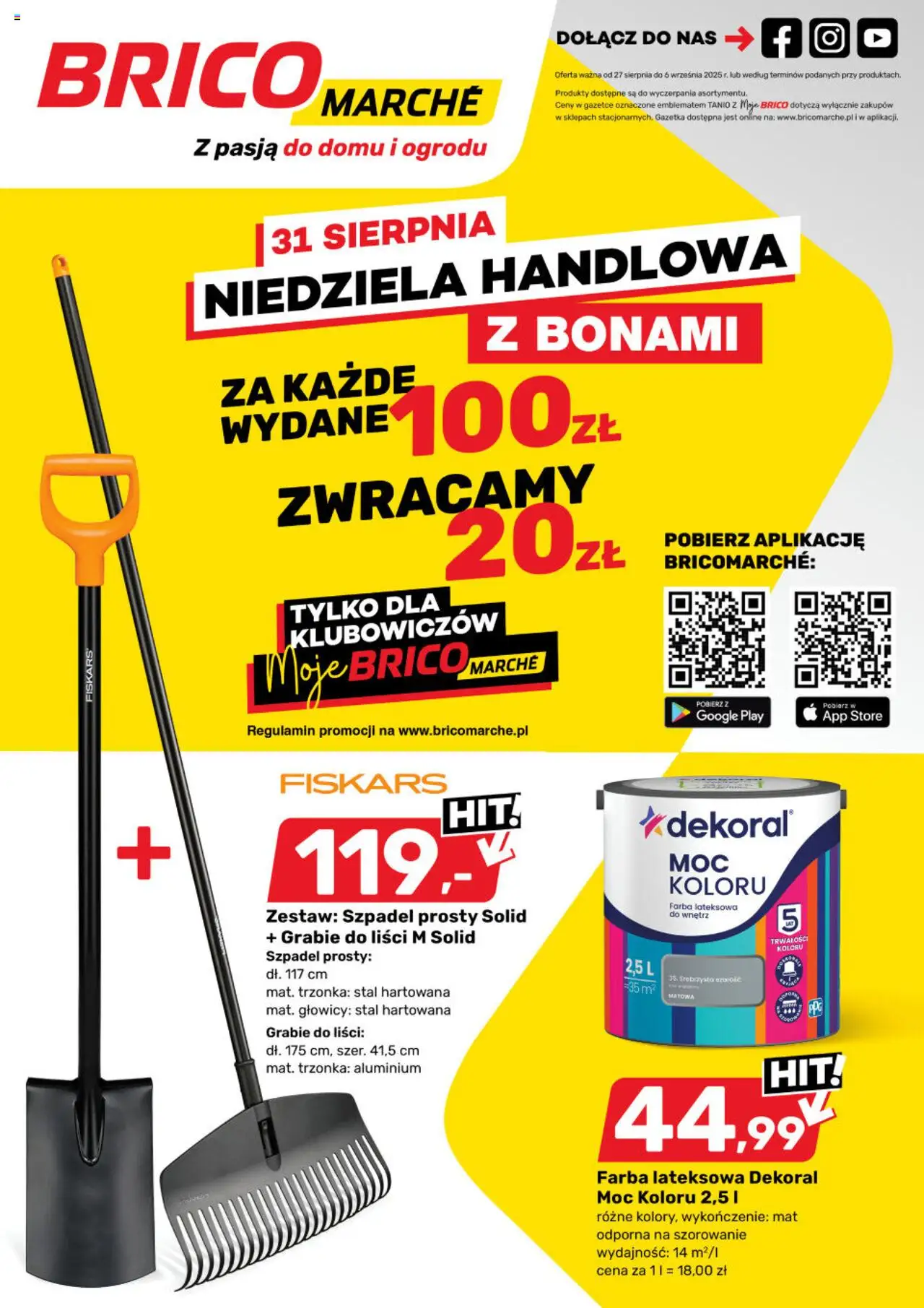 Brico Marché Gazetka od 27.08.2025 | Strona: 1
