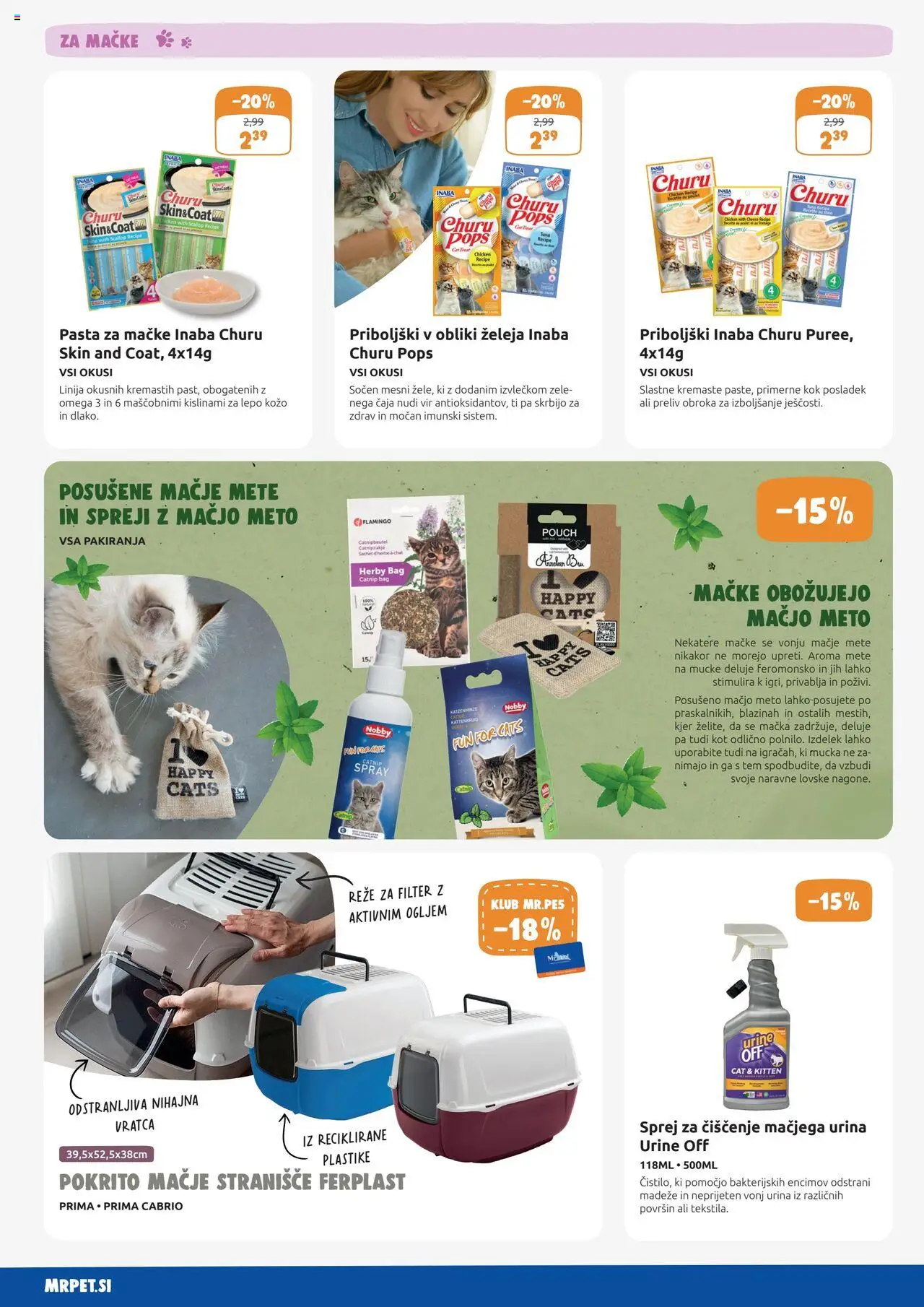 Novi Mr. Pet katalog ponudbe – veljaven od 01.09.2025 | Stran: 11 | Izdelki: Tuna, Stranisce, Priboljški
