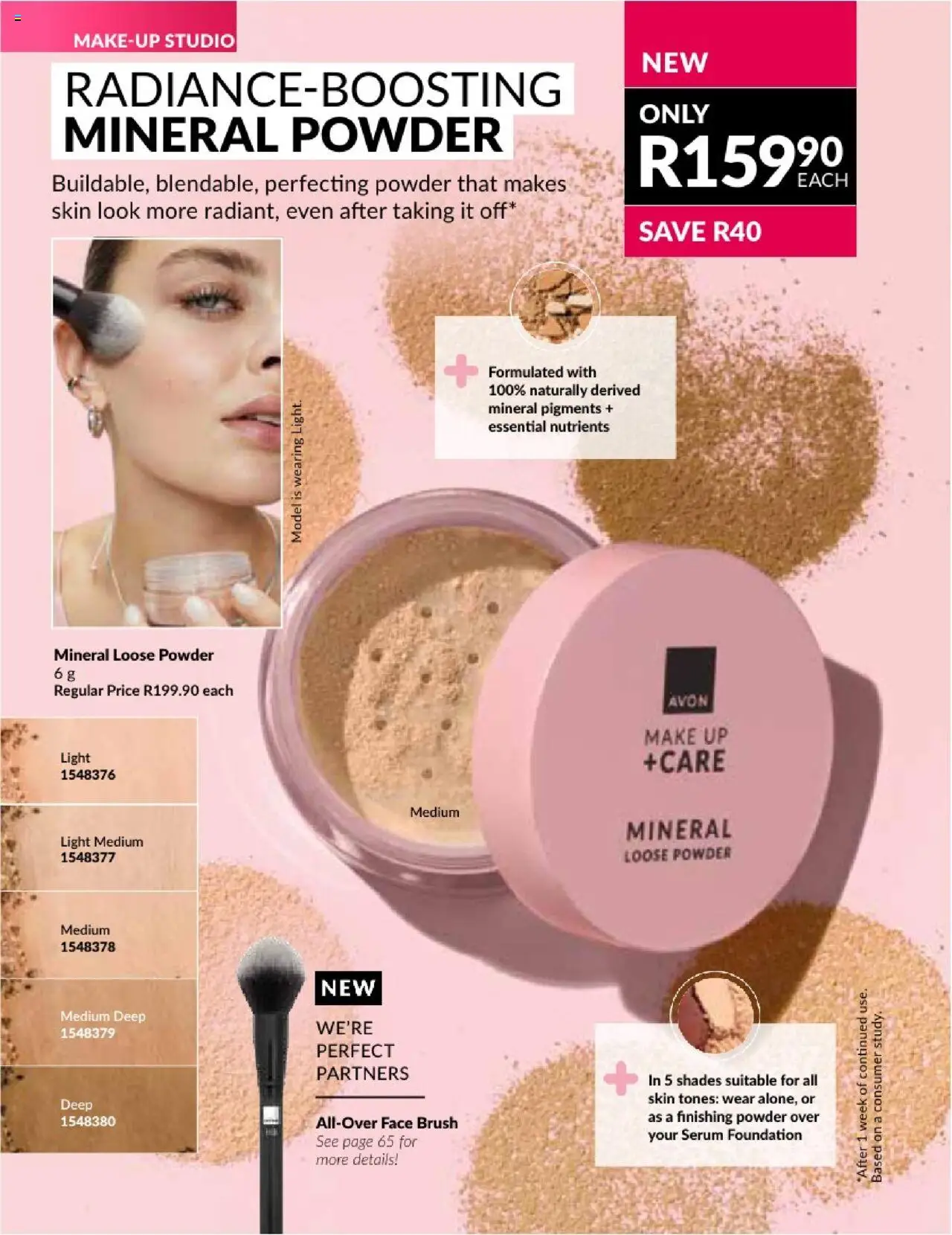 AVON Catalogue  │ valid from 01.08.2025 | Page: 50 | Products: Serum, Light, Foundation, Powder