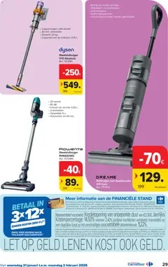 Carrefour folder week 4 - Voorbeeld van een folder van Carrefour, geldig van 21.01.2026 | Pagina: 30 | Producten: Gewicht, Stofzuiger, Kaart