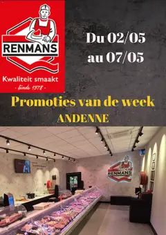 Renmans folder / publicité - Voorbeeld van een folder van Renmans, geldig van 02.05.2026
