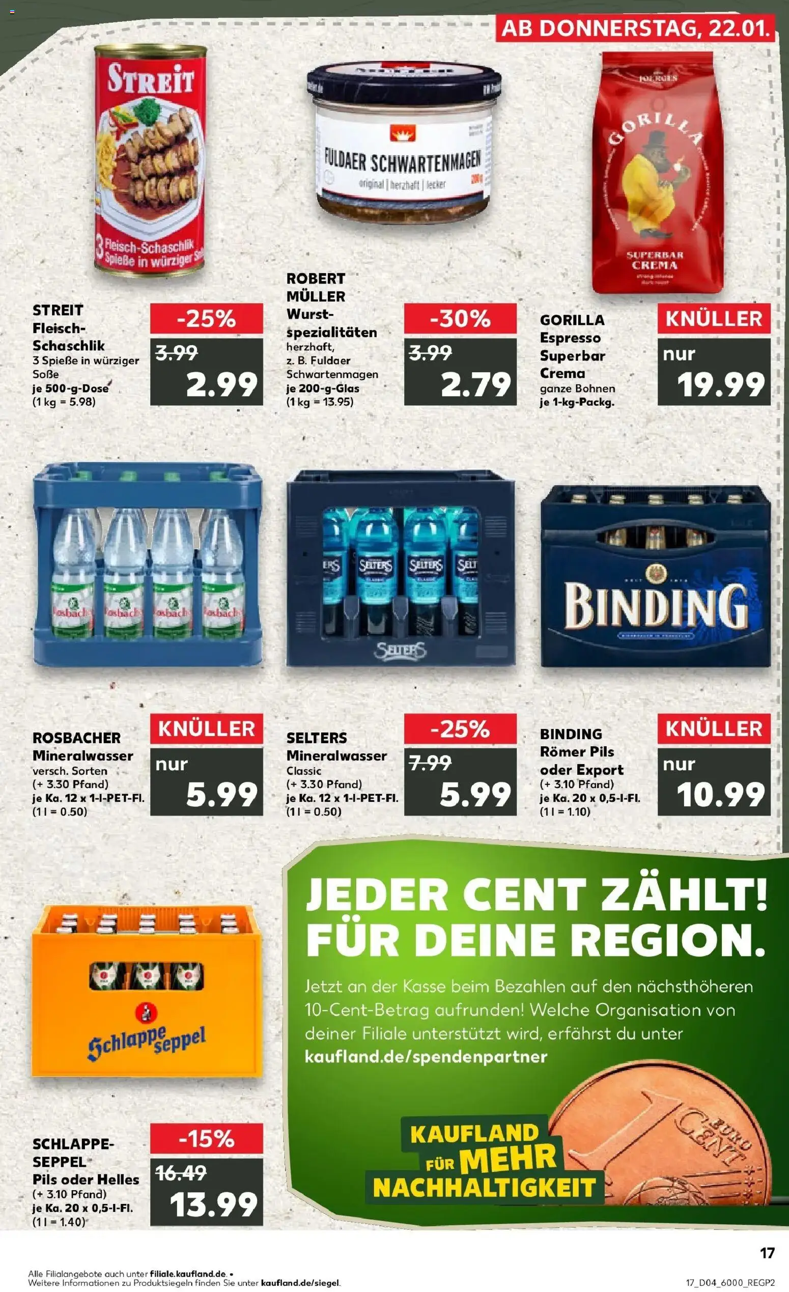 Kaufland prospekt Hanau	 – gültig ab 22.01.2026 | Seite: 2 | Produkte: Pils, Soße, Wurst, Fleisch