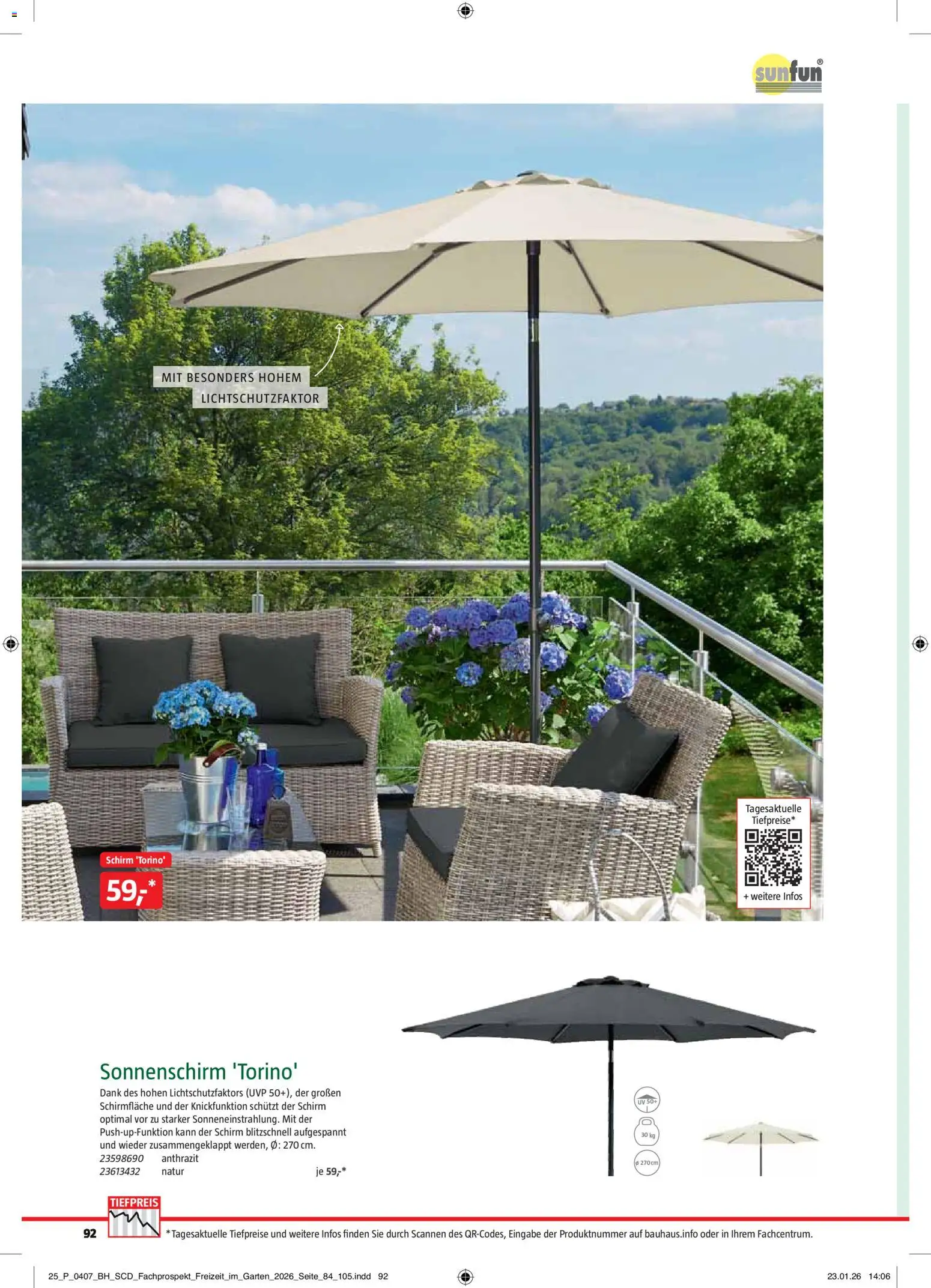 Bauhaus Freizeit im Garten gültig ab 01.05.2026 | Seite: 92