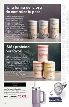 Vista previa Oriflame - Catálogo Campaña 17 válido desde el 10.12.2025 | Página: 120 | Productos: Polvo, Chocolate, Crema, Peso