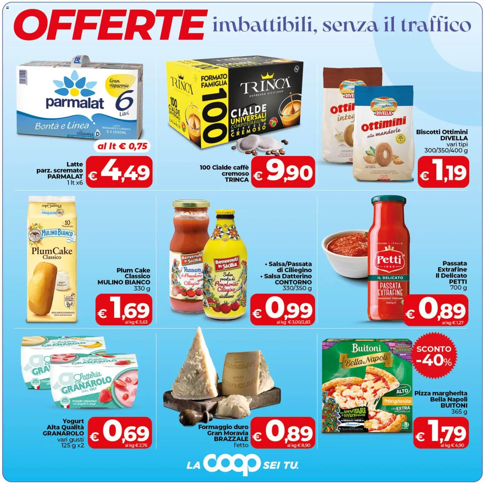 Volantino COOP del 07.04.2026 | Pagina: 2 | Prodotti: Yogurt, Biscotti, Mozzarella, Plumcake
