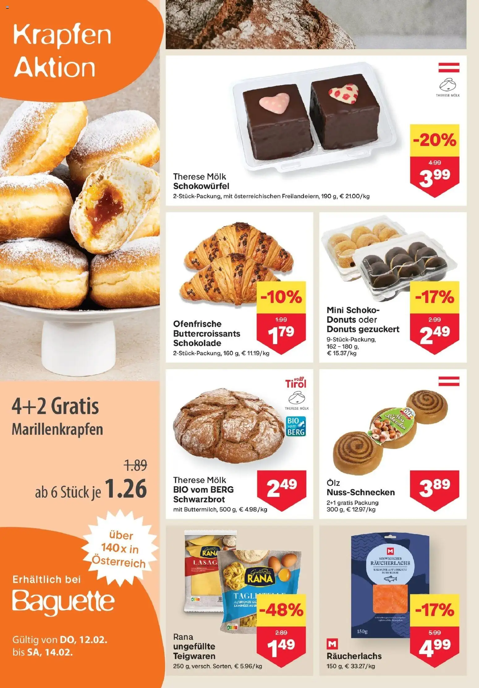 MPREIS Sillian gültig ab 12.02.2026 | Seite: 4 | Produkte: Jääkaappipakastin, Schokolade