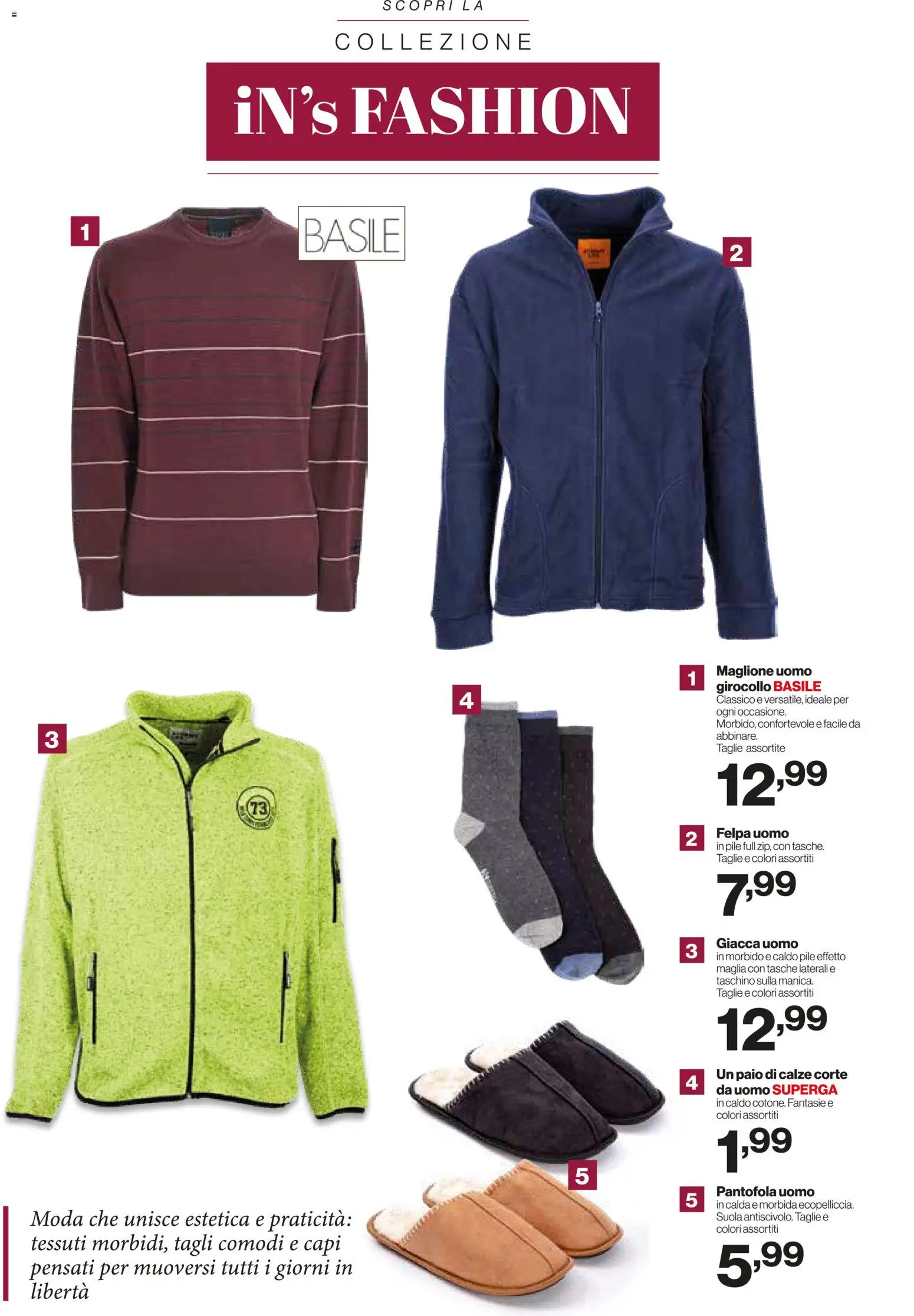 Volantino IN's del 31.12.2025 | Pagina: 22 | Prodotti: Pile, Felpa, Giacca, Maglione