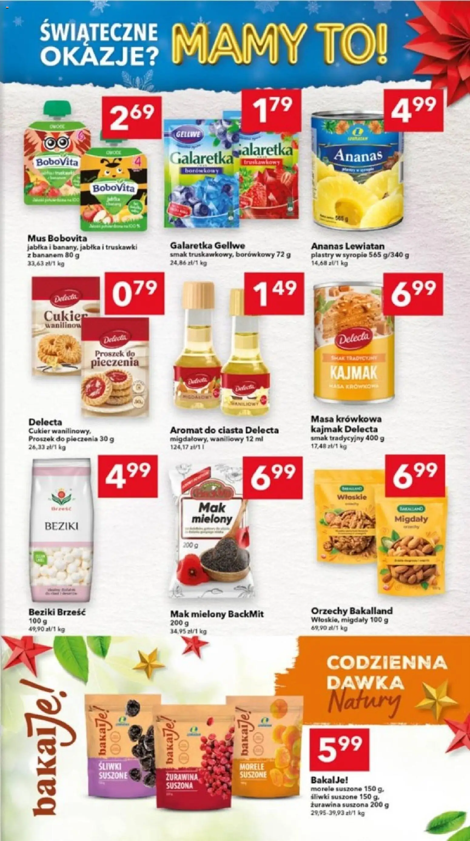 Lewiatan gazetka - Ostrów Wielkopolski od 17.12.2025 | Strona: 7 | Produkty: Śliwki, Kajmak, Jabłka, Orzechy