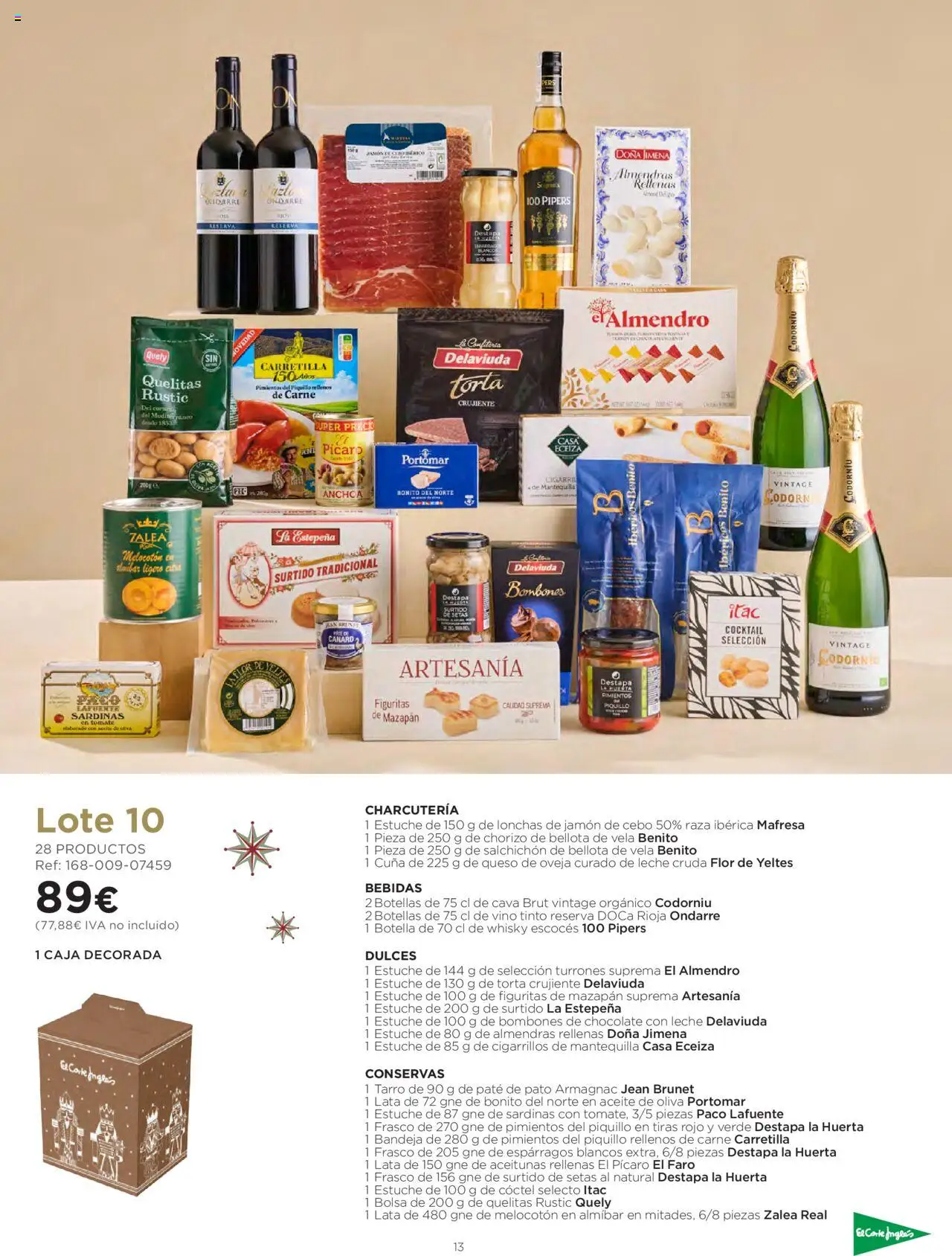El Corte Inglés ofertas │ válido desde el 06.10.2025 | Página: 13 | Productos: Chocolate, Vela, Chocolate con leche, Bolsa