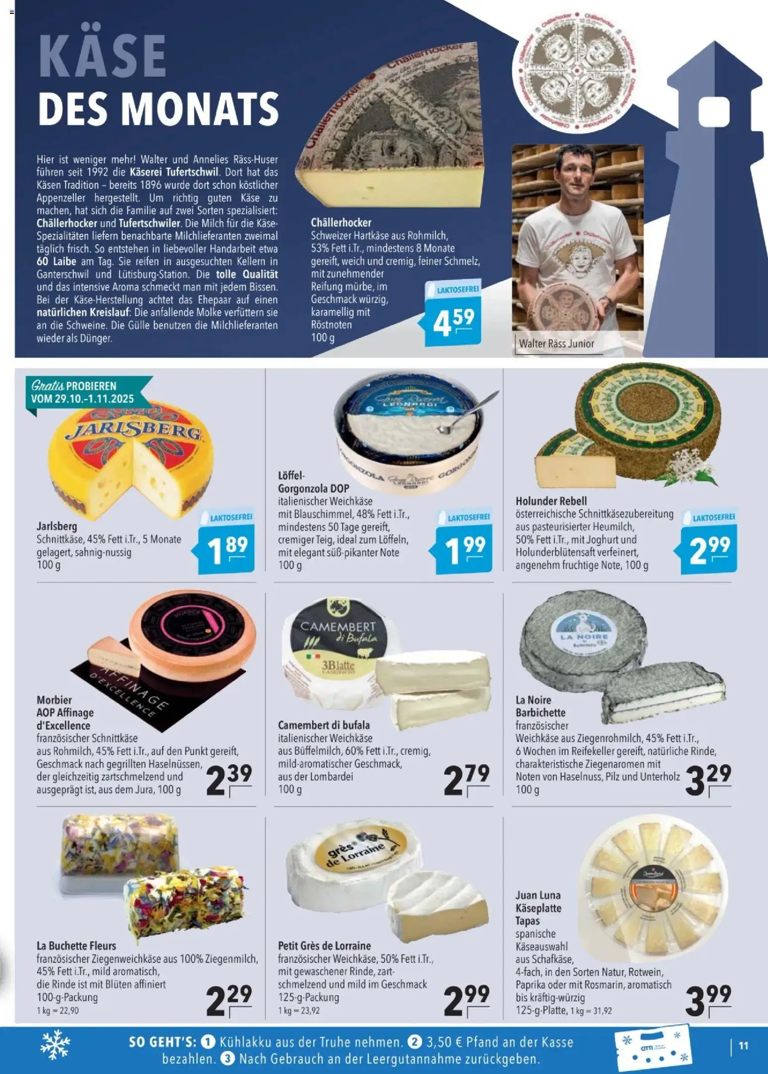 CITTI tilbudsavis – gyldig fra 29.10.2025 | Side: 11 | Produkter: Camembert, Gorgonzola, Hat, Paprika