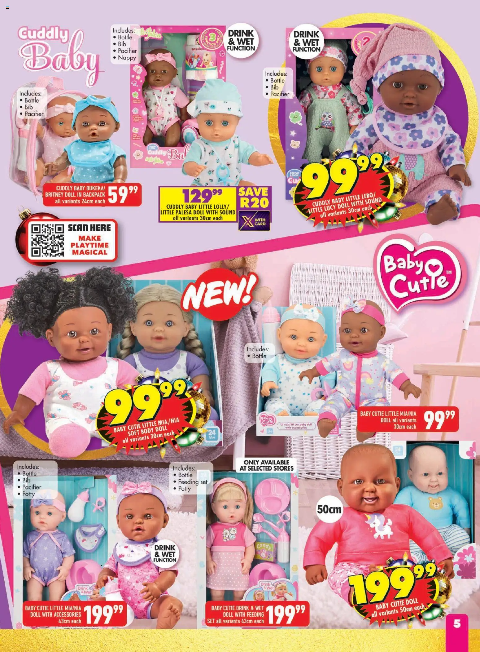 New Shoprite catalogue – valid from 24.11.2025 | Page: 5 | Products: Backpack