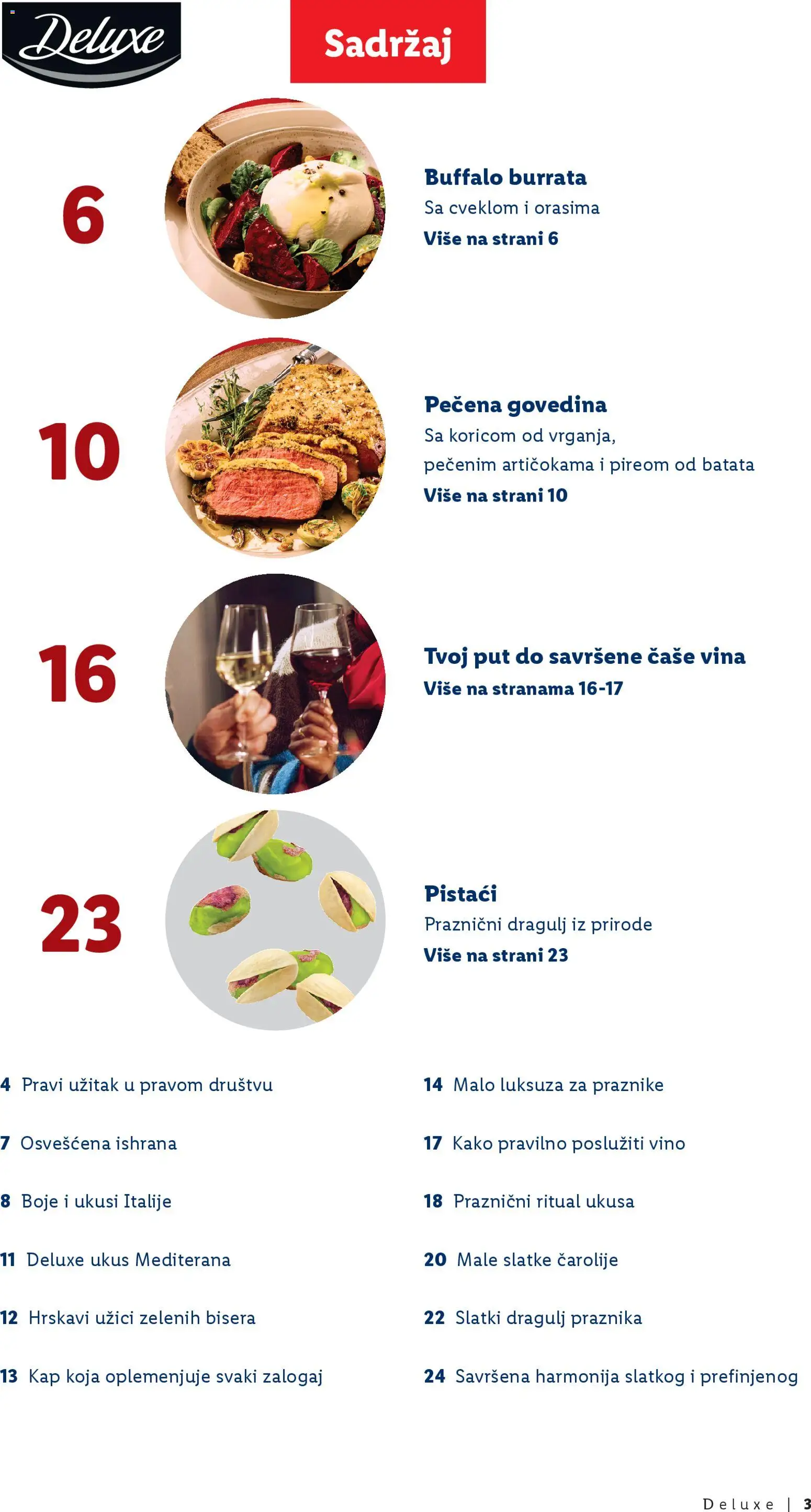 Lidl katalog - važi od 06.01.2026 | Strana: 3 | Proizvode: Govedina, Pistaći, Burrata, Vino