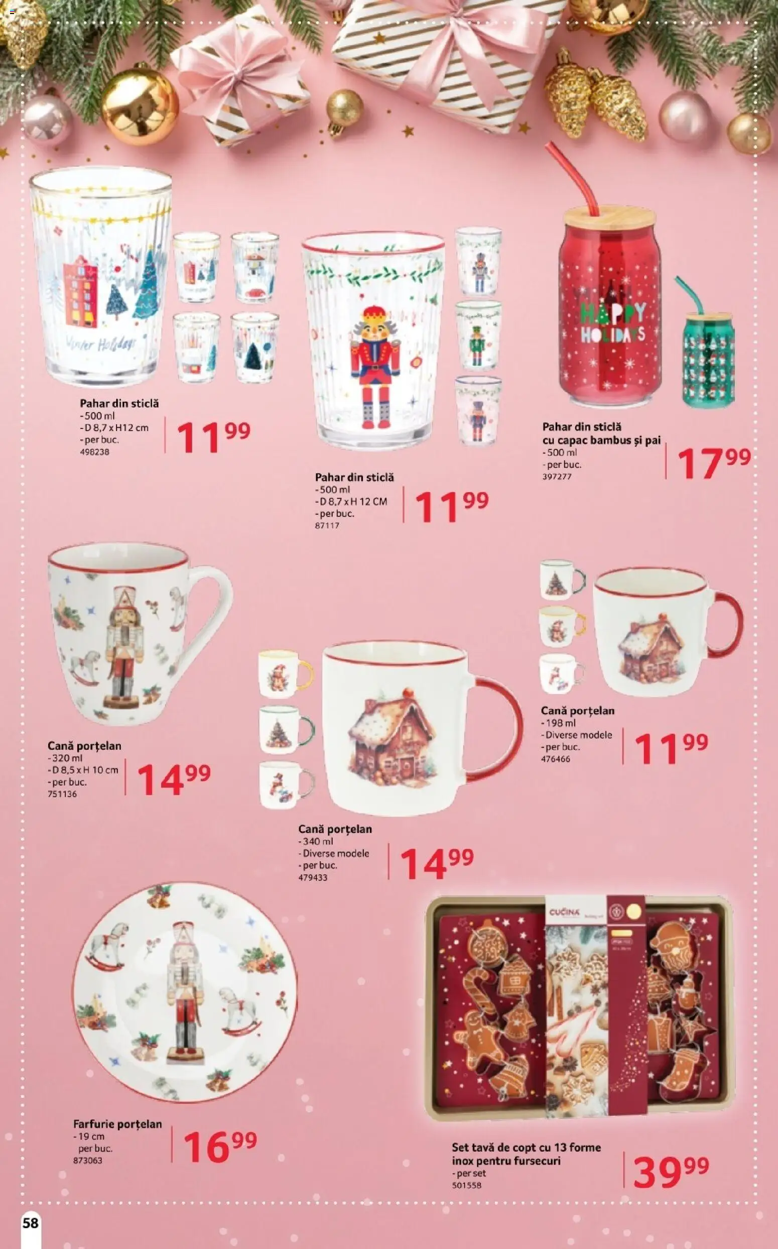 Noul catalog Selgros – valabil de la 14.11.2025 | Pagină: 58 | Produse: Tavă de copt, Farfurie